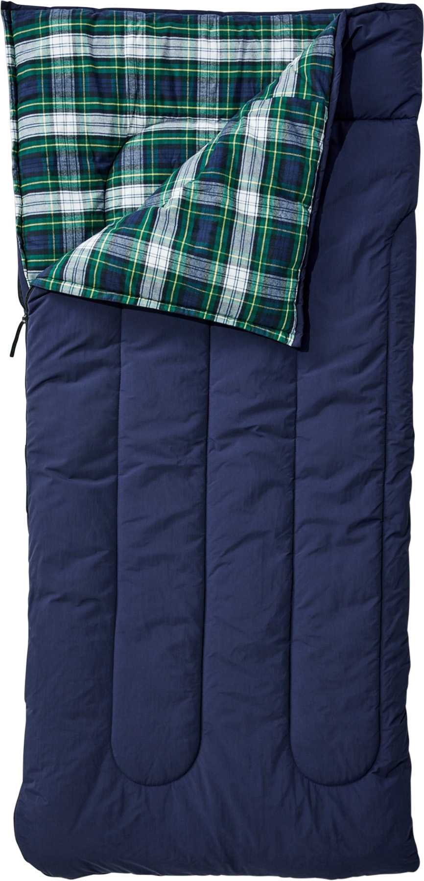 Product image for L.L.Bean Flannel Lined 40° Camp Sleeping Bag