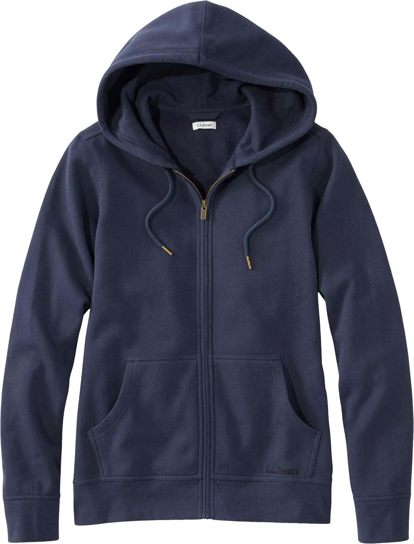 Image de produit pour Chandail en molleton à capuchon à glissière pleine longueur 1912 L.L.Bean - Femme