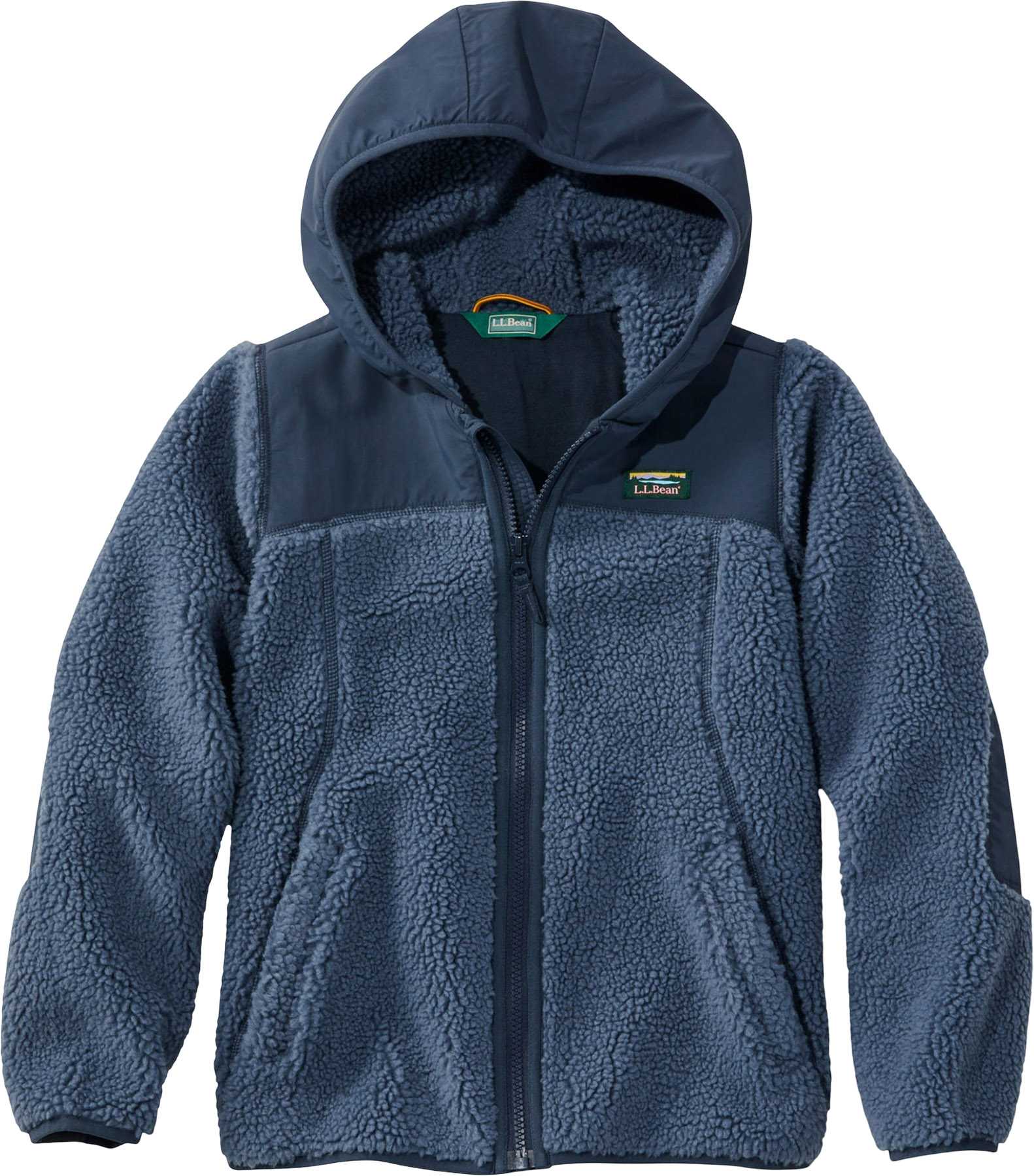 Image de produit pour Manteau à capuchon en molleton Sherpa - Enfant