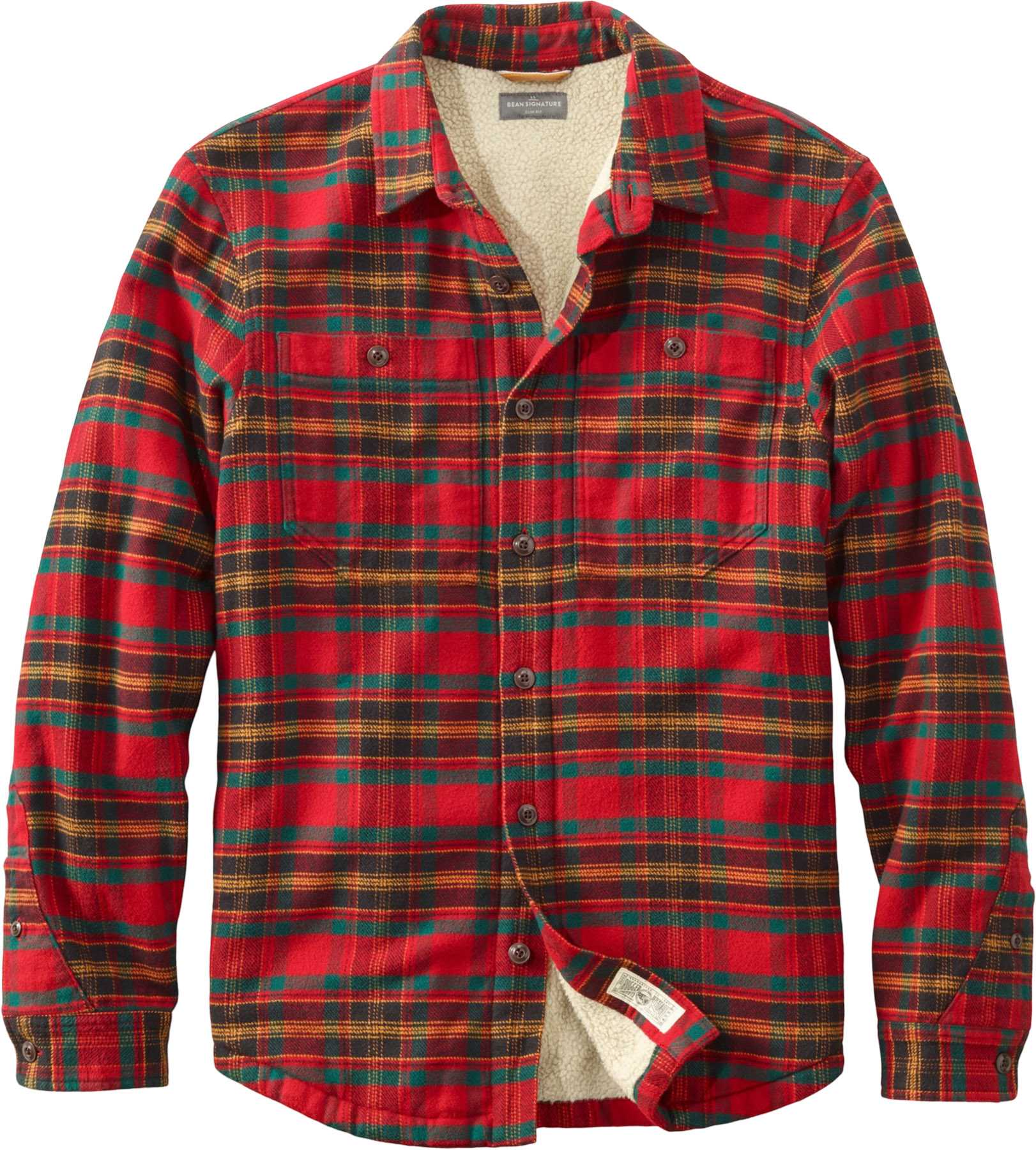 Product image for Signature Organic Fleece-Lined Flannel Shirt - Men's