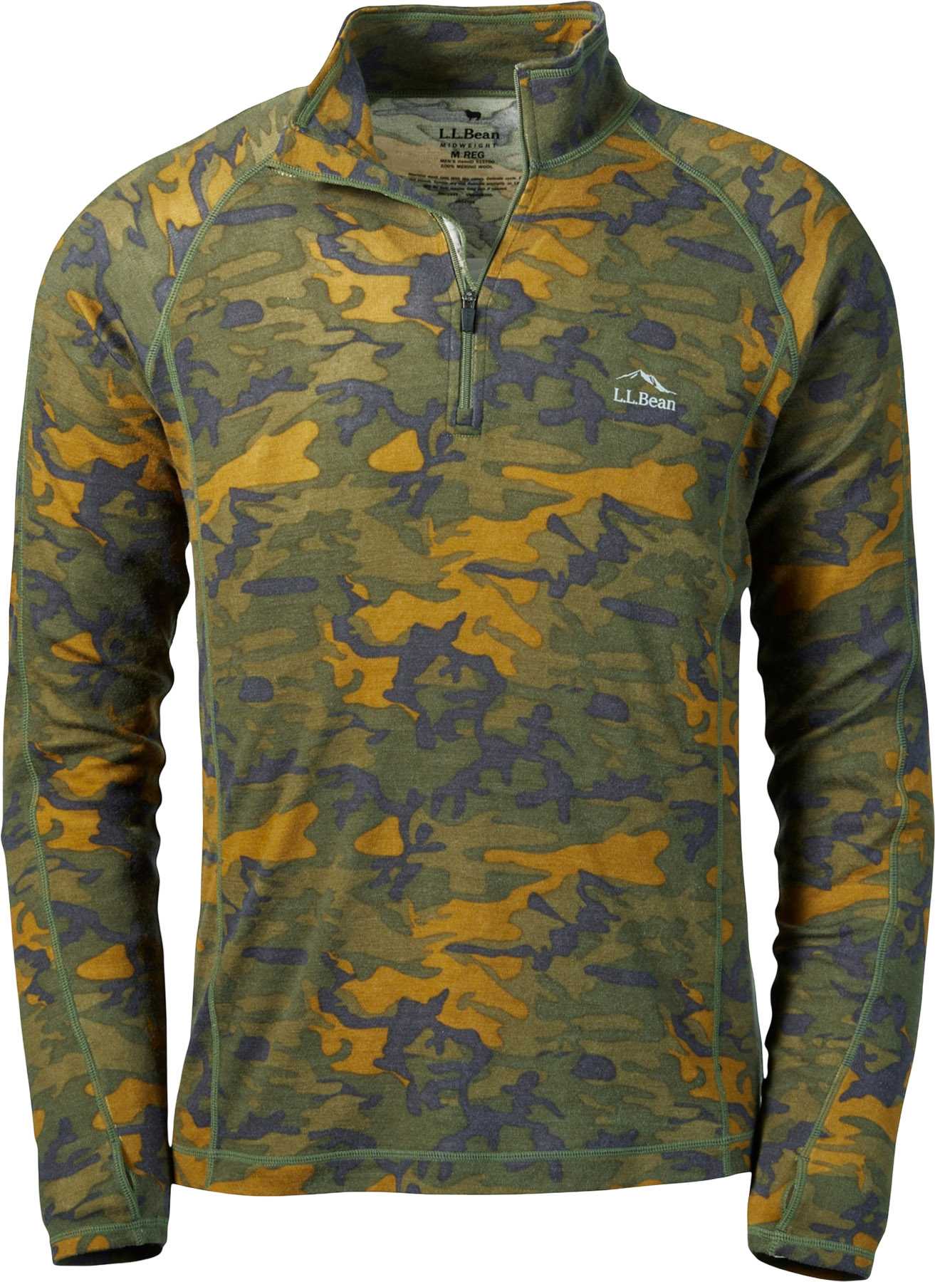 Product image for Cresta Wool Midweight Quarter-Zip Base Layer Top - Men's