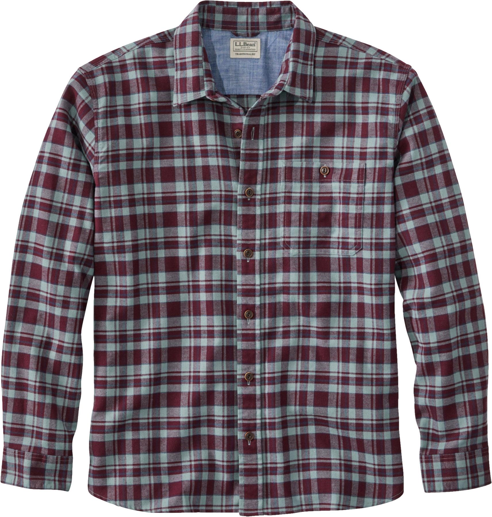 Product gallery image number 1 for product BeanFlex All-Season Traditional Untucked Fit Long-Sleeve Flannel Shirt - Men's