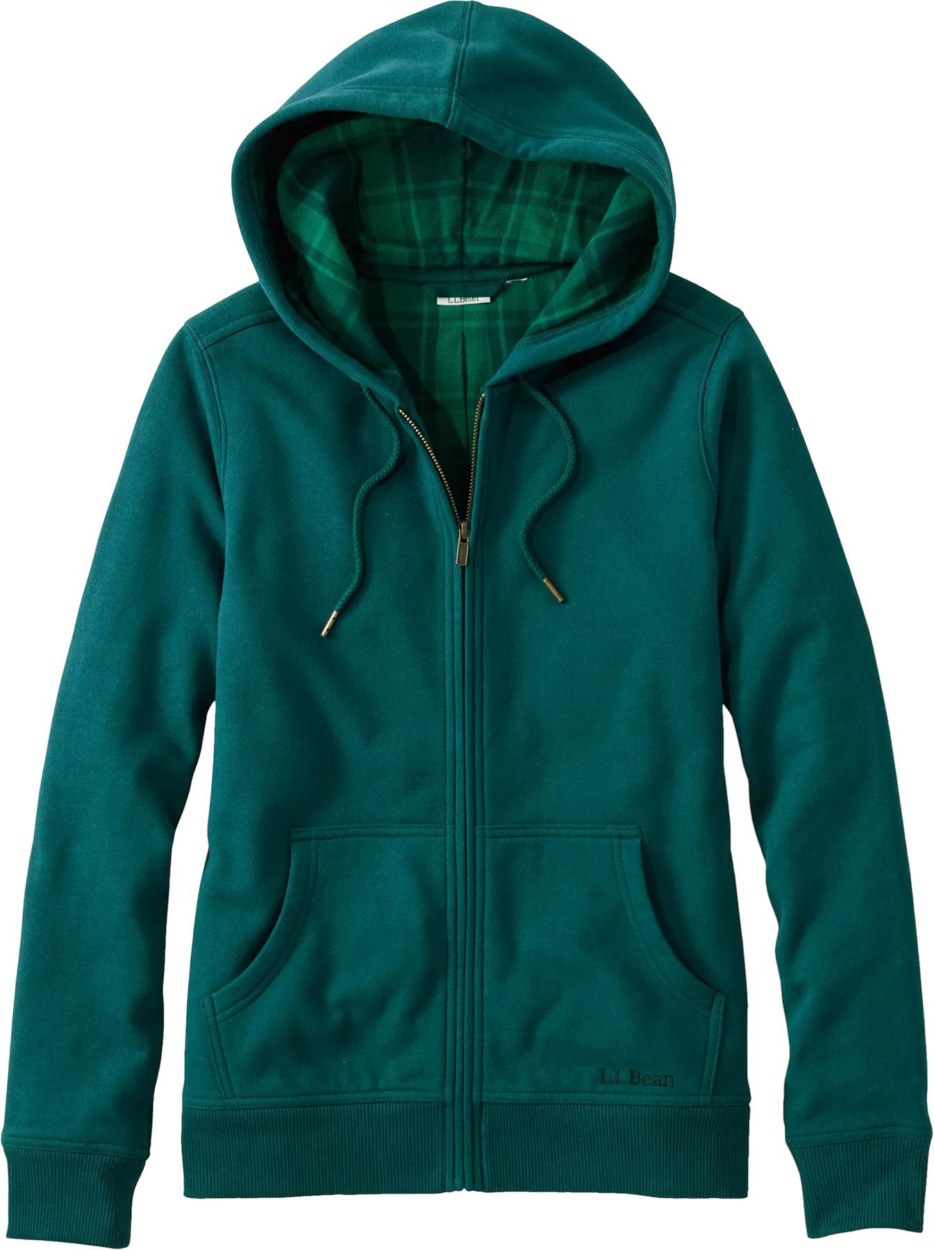 Product image for L.L.Bean 1912 Flannel-Lined Hoodie - Women's