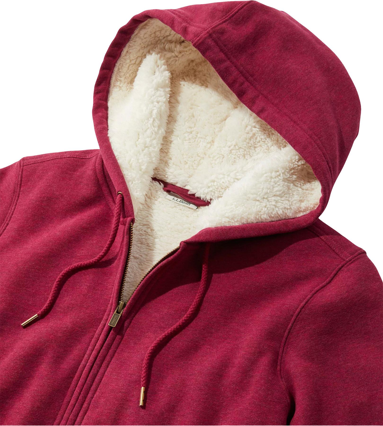 Product gallery image number 2 for product L.L.Bean 1912 Sherpa-Lined Hooded Sweatshirt - Women's