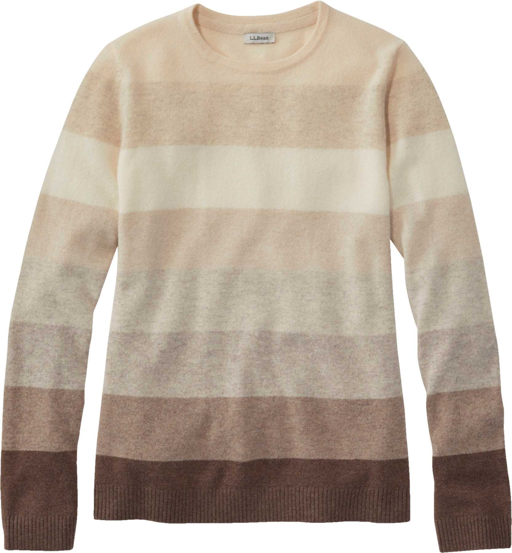 Product image for Classic Cashmere Stripe Crewneck Sweater - Women's