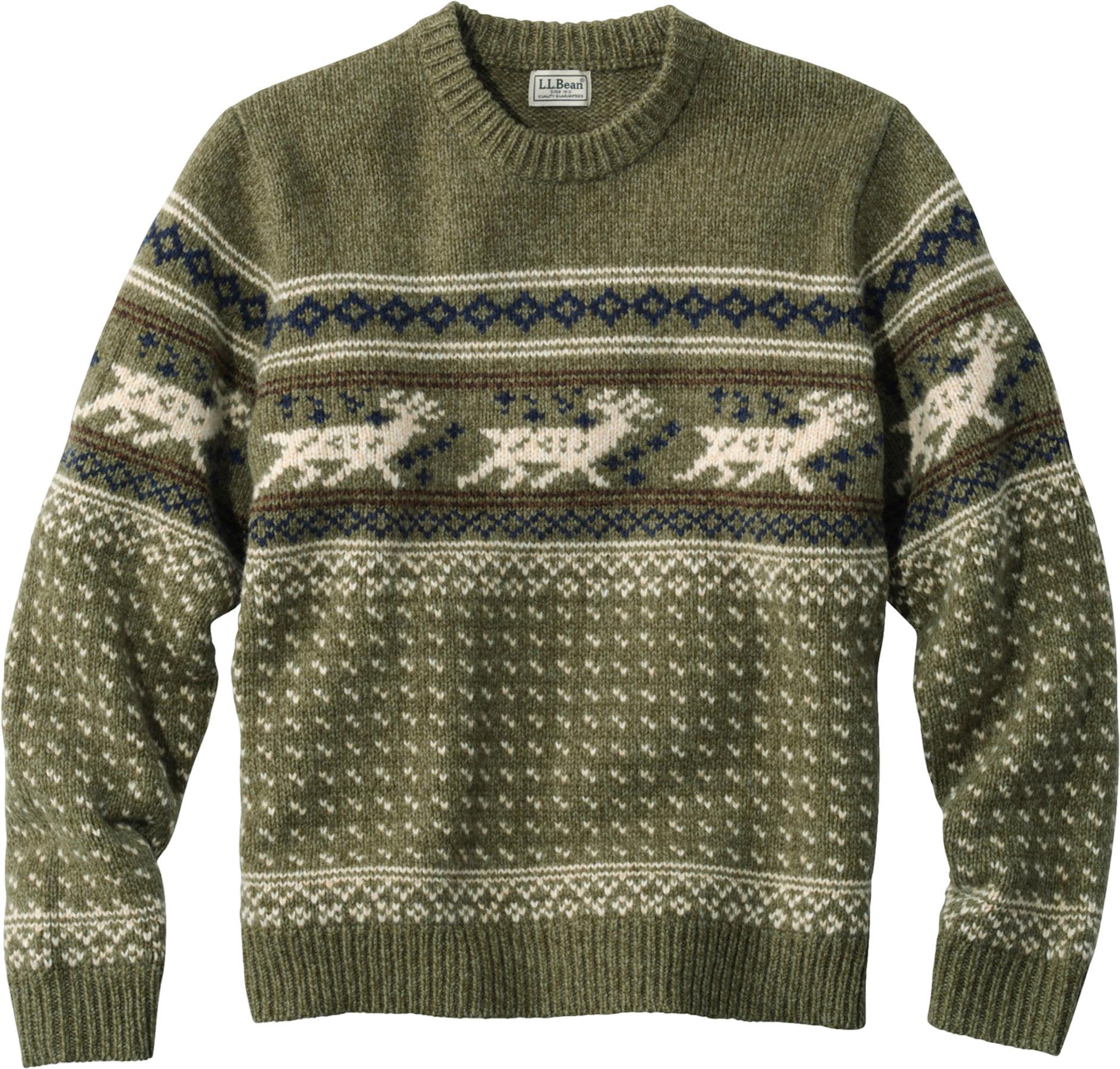 Product image for Bean's Classic Ragg Wool Fair Isle Crewneck Sweater - Men's