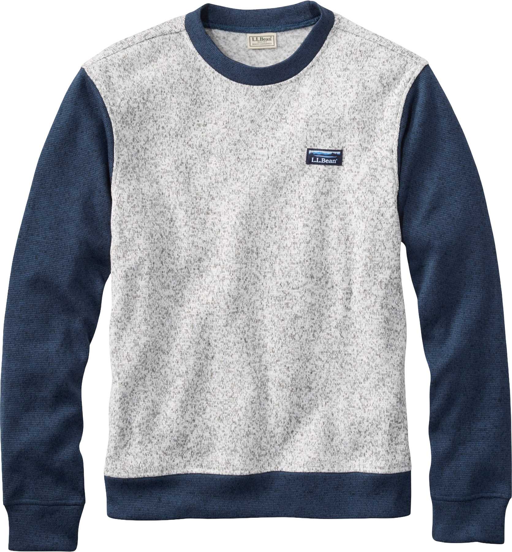 Product image for Lightweight Long-Sleeve Colorblock Sweater Fleece Sweatshirt - Men's