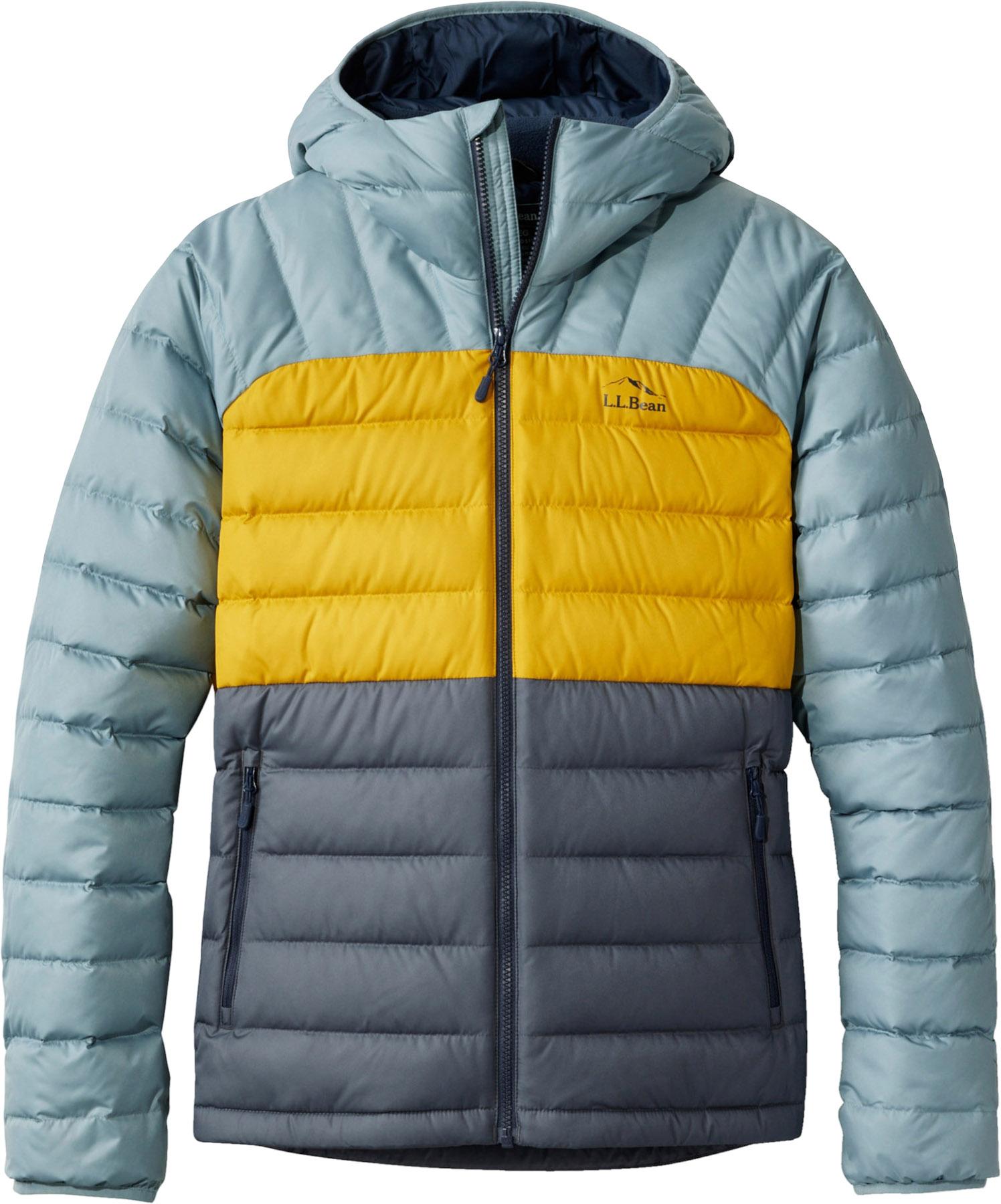 Product image for Bean's Down Colorblock Hooded Jacket - Men's