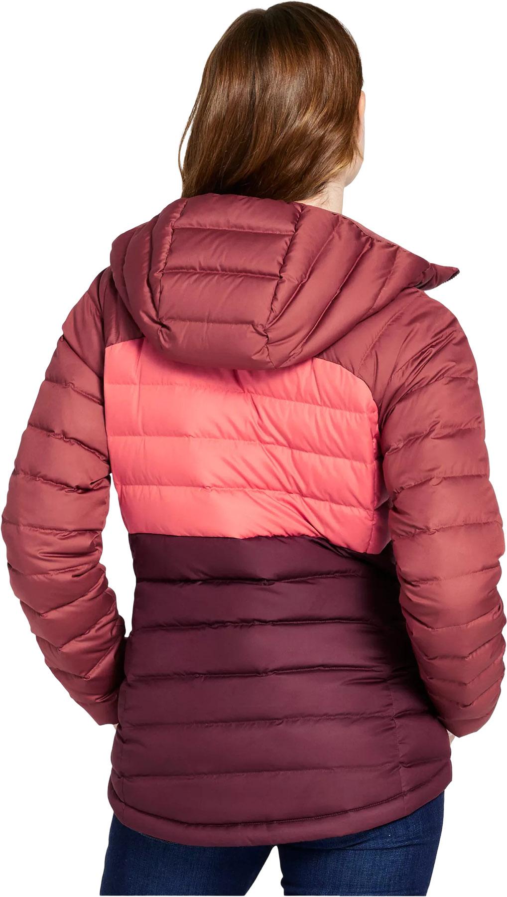 Numéro de l'image de la galerie de produits 2 pour le produit Manteau en duvet à capuchon à couleurs contrastantes Bean’s - Femme