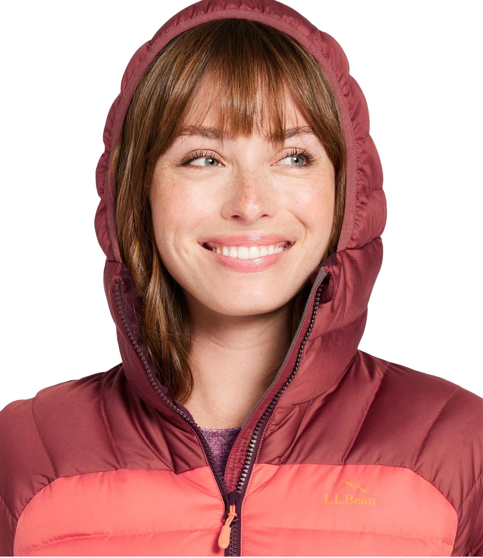 Numéro de l'image de la galerie de produits 3 pour le produit Manteau en duvet à capuchon à couleurs contrastantes Bean’s - Femme