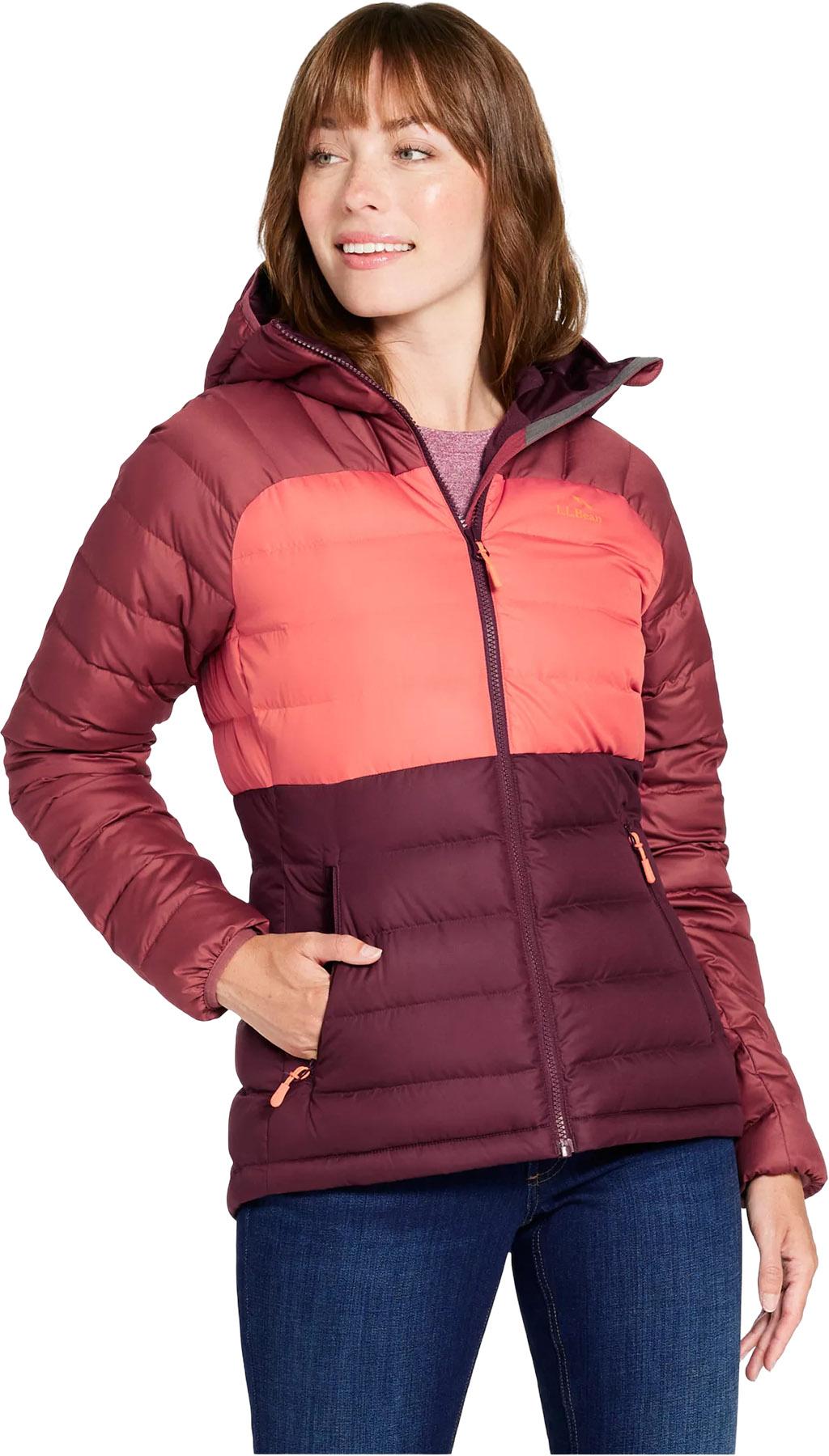 Numéro de l'image de la galerie de produits 5 pour le produit Manteau en duvet à capuchon à couleurs contrastantes Bean’s - Femme