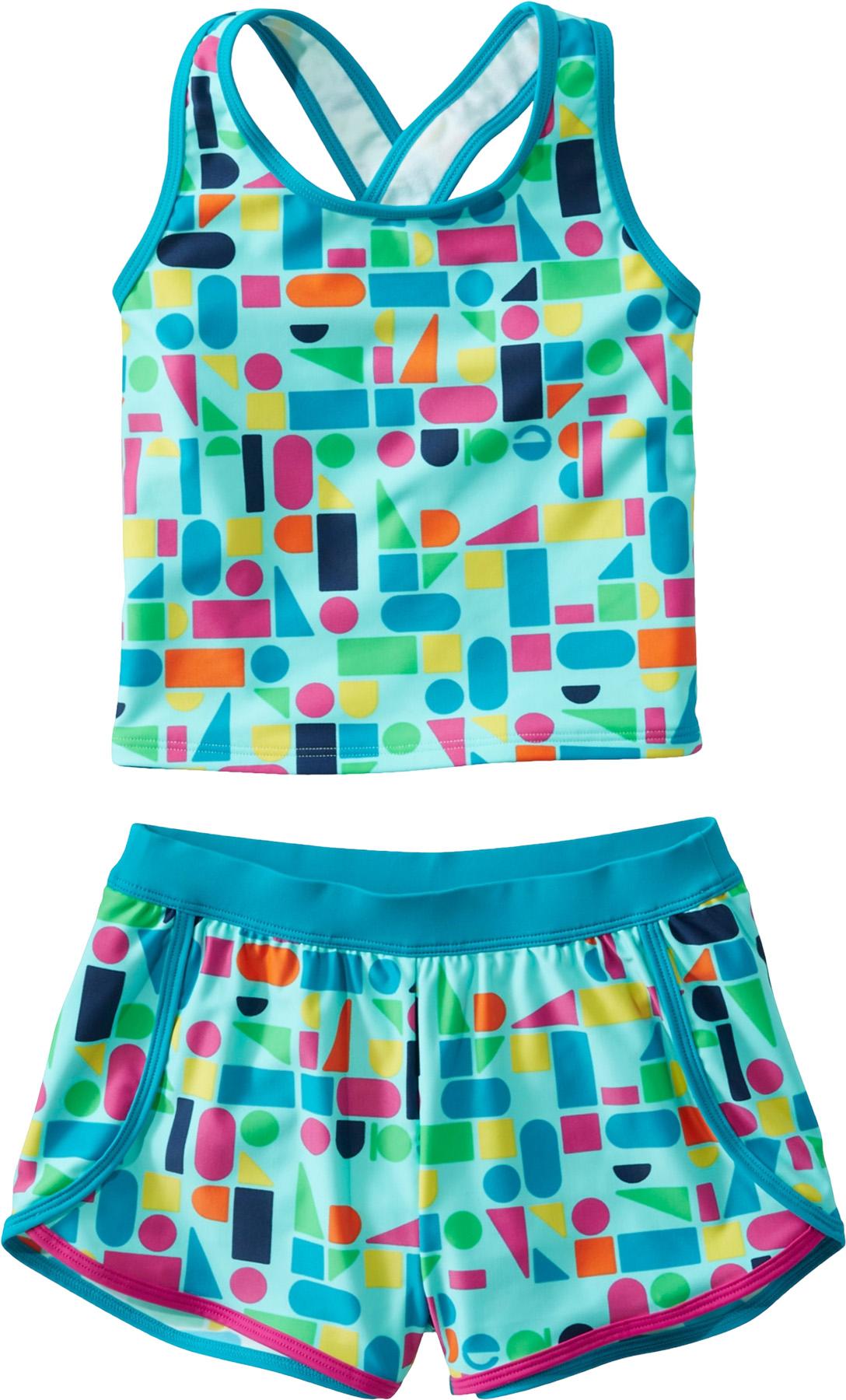 Teal Aqua Shapes