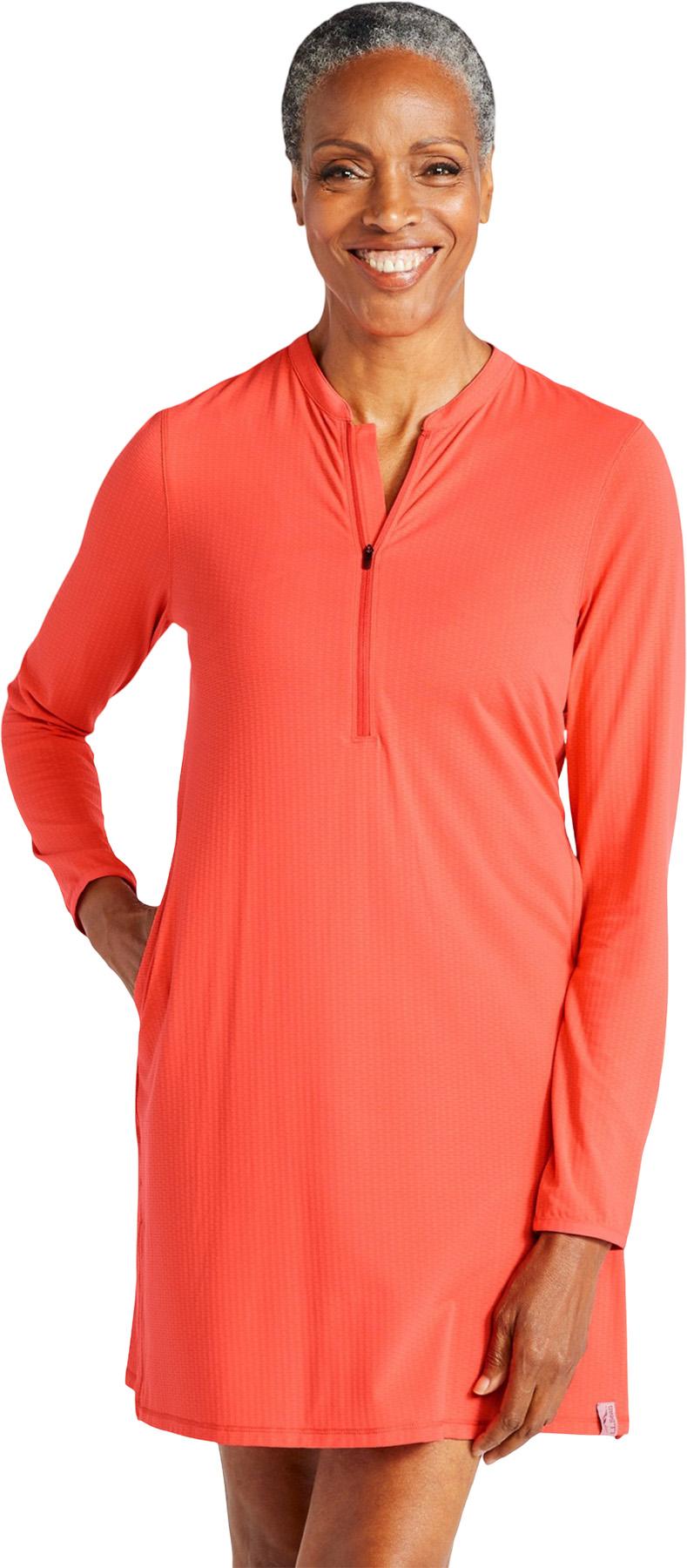 Image de produit pour Tunique de plage à glissière 1/4 avec fronces Sand Beach - Femme