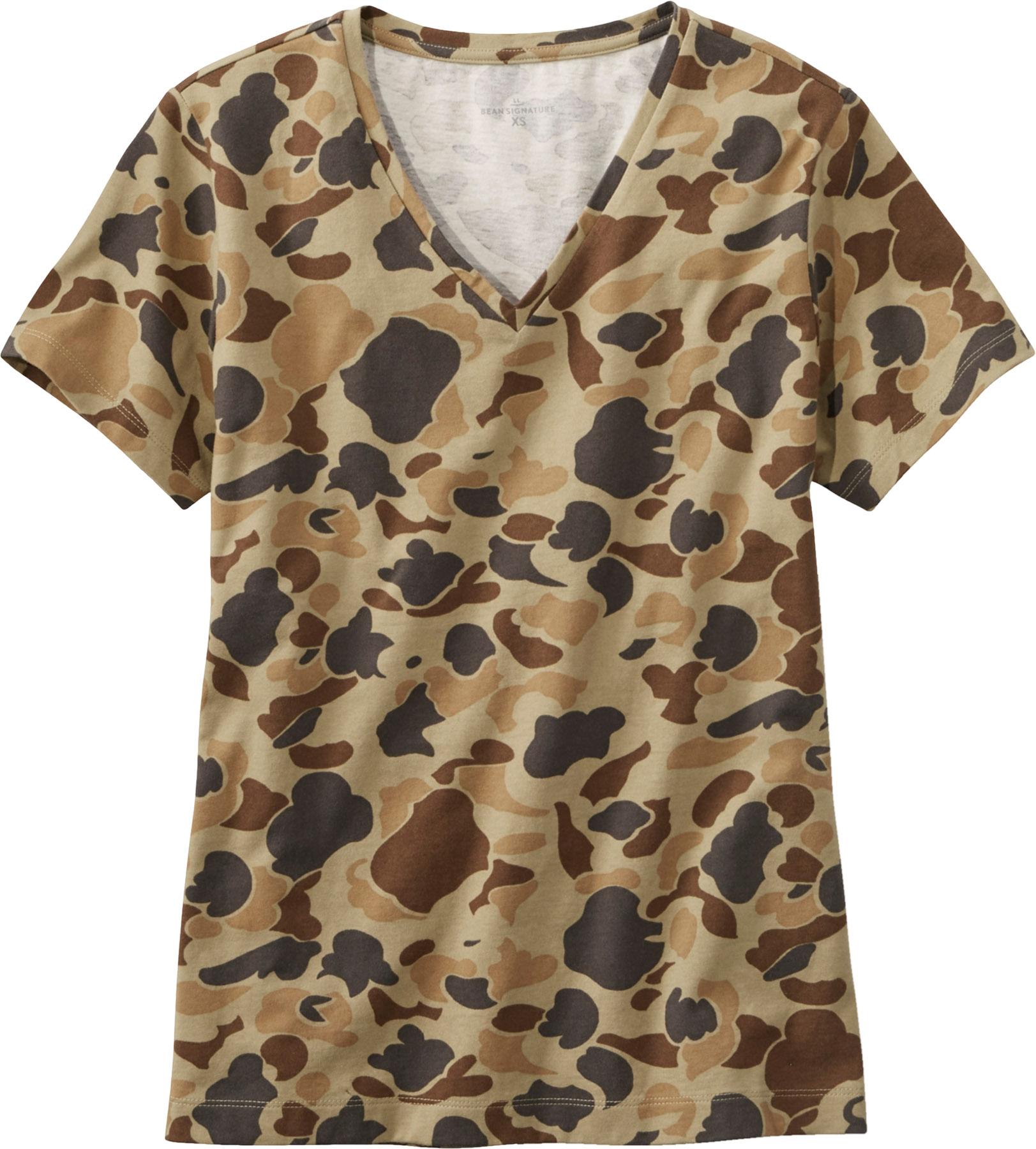 Product image for T-shirt à col en V en coton Signature Rangeley - Femme