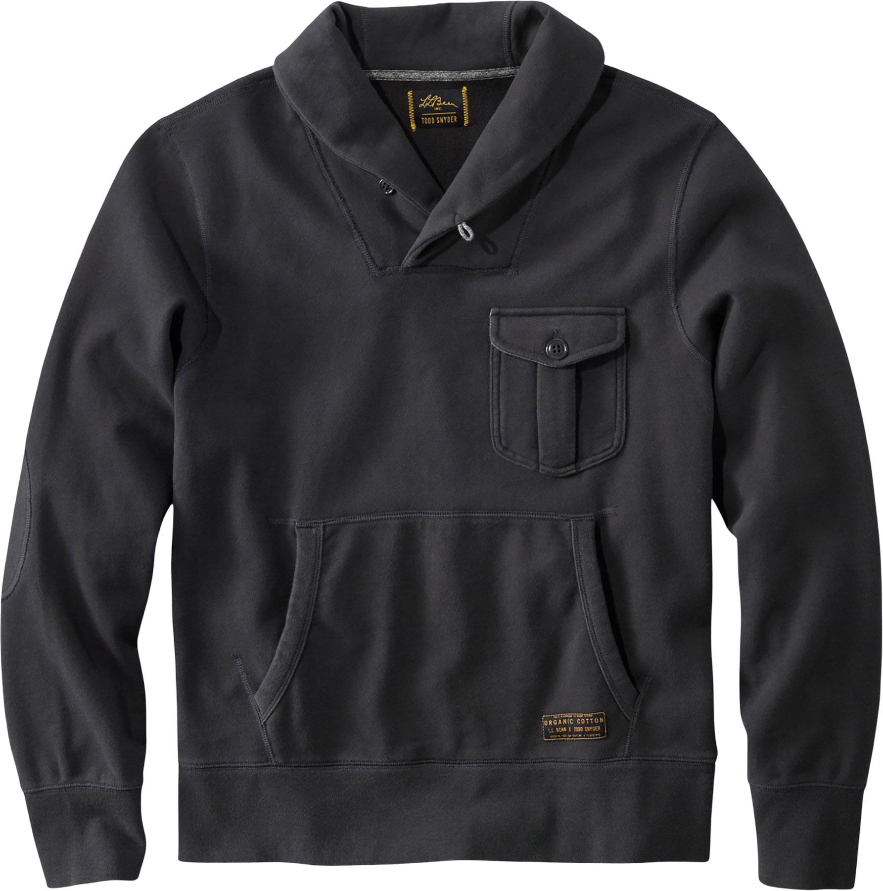 Product gallery image number 1 for product L.L.Bean x Todd Snyder Organic French Terry Pocket Shawl Neck Sweatshirt - Men's 