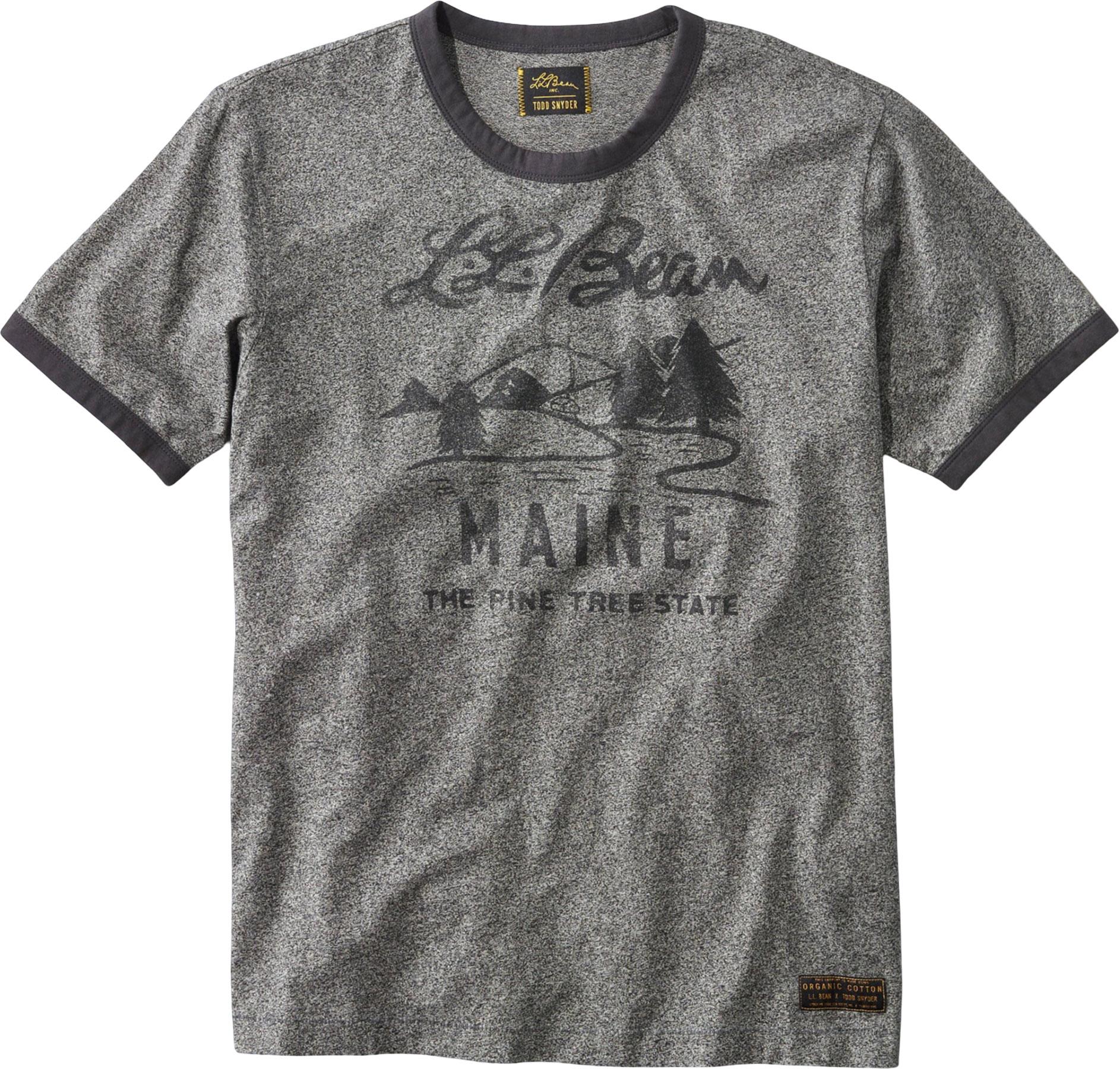 Image de produit pour T-shirt graphique à manches courtes en jersey chiné biologique L.L.Bean x Todd Snyder - Homme