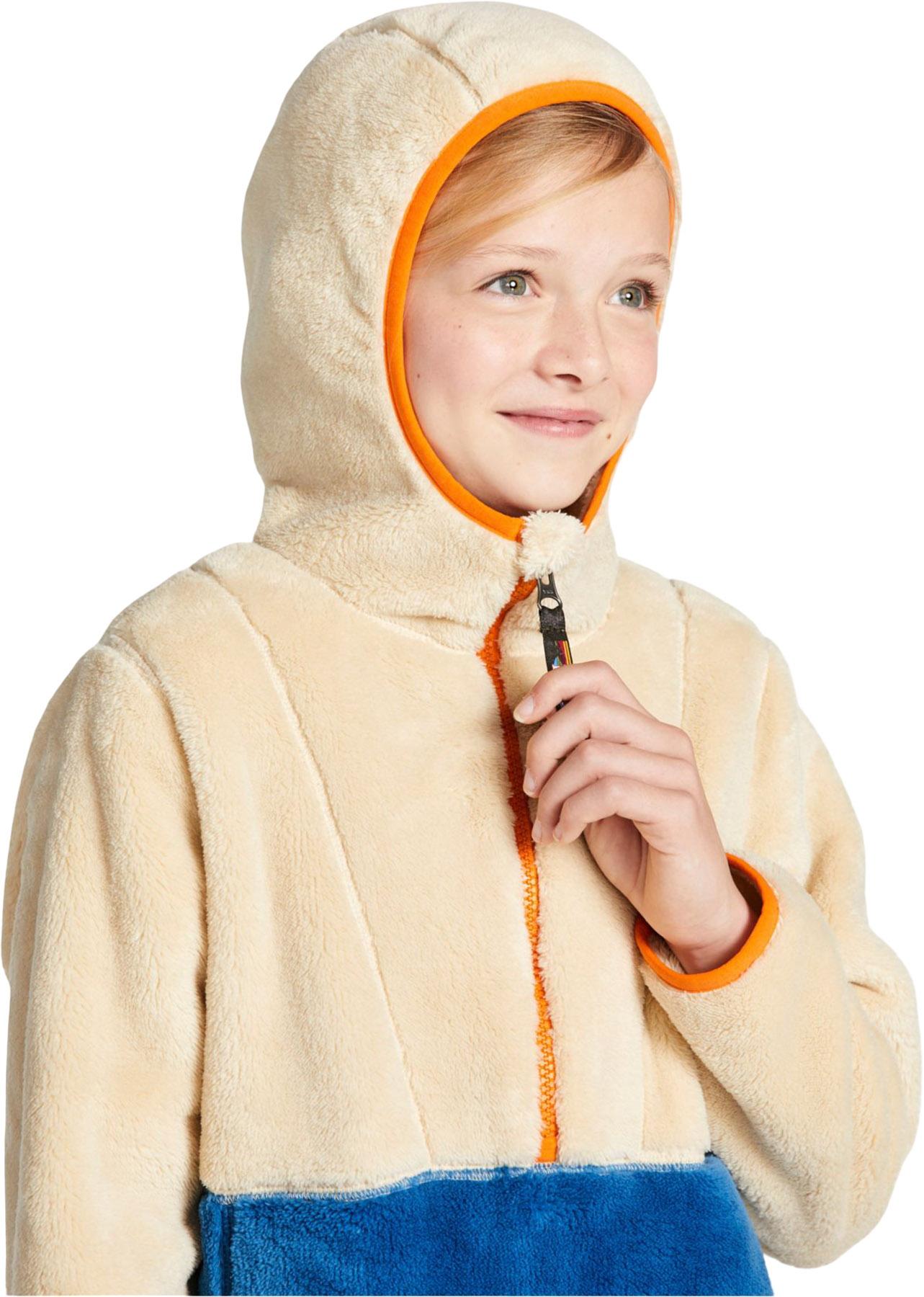 Product gallery image number 3 for product Chandail à capuchon en molleton couleurs contrastantes L.L.Bean Hi-Pile - Enfant