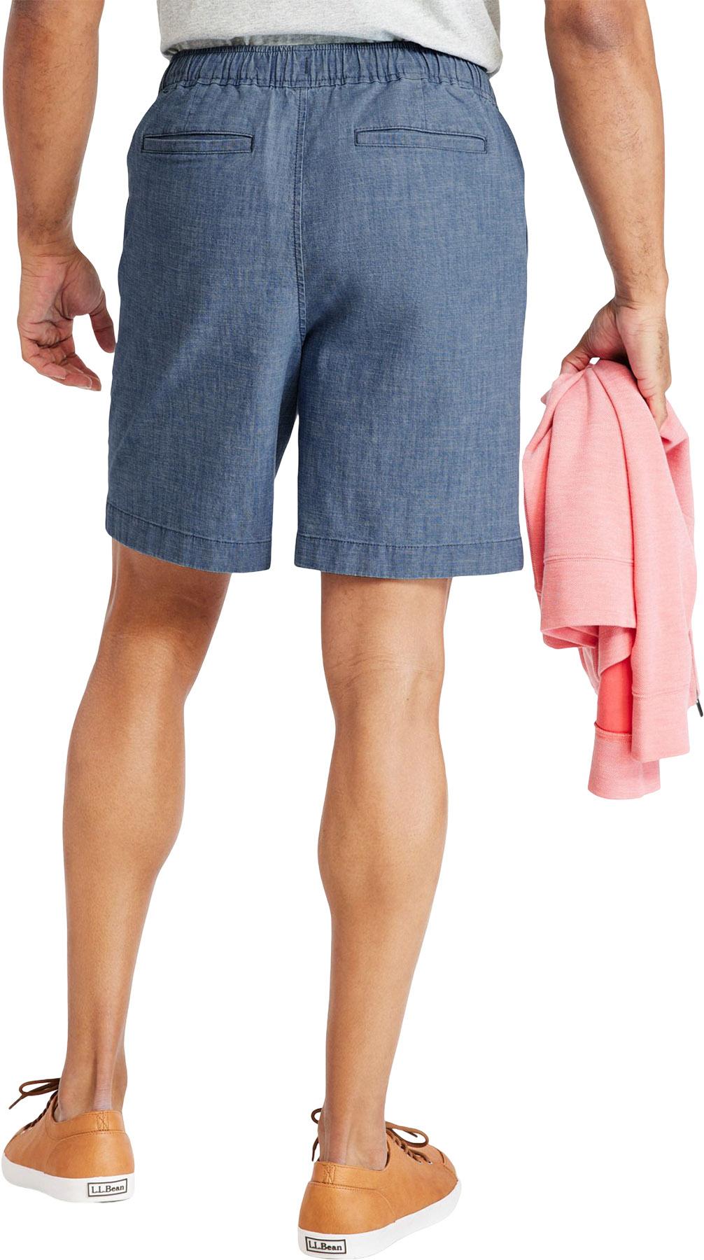 Product gallery image number 2 for product Short à enfiler en chambray extensible Lakewashed 8" - Homme
