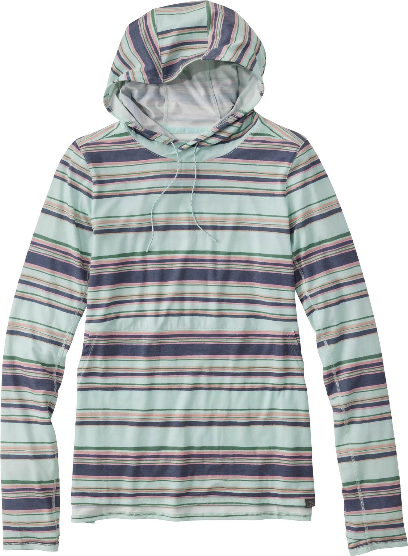 Product image for Everyday SunSmart Long Sleeve Stripe Hooded Pullover - Women's