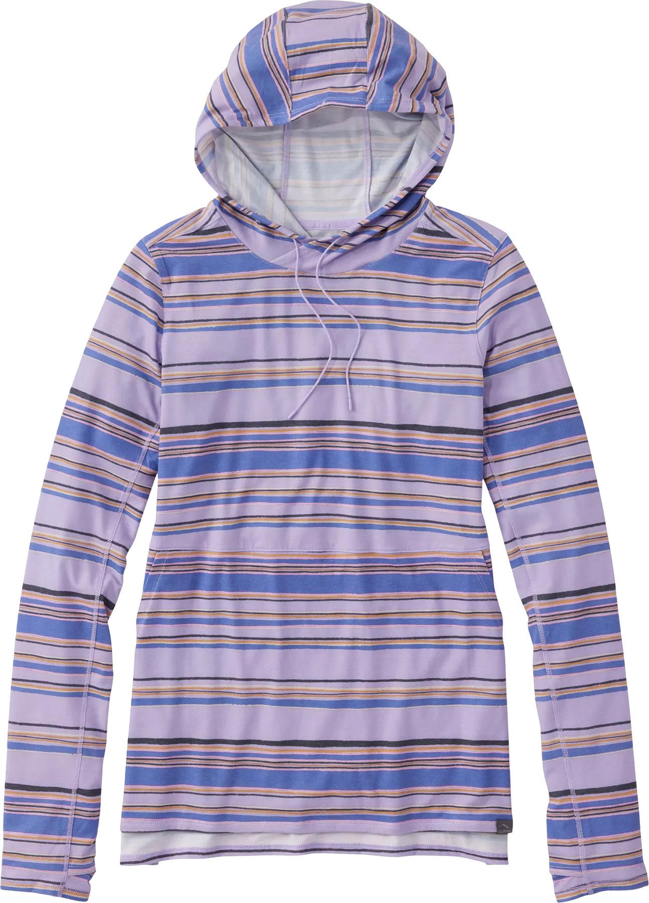 Product image for Everyday SunSmart Long Sleeve Stripe Hooded Pullover - Women's