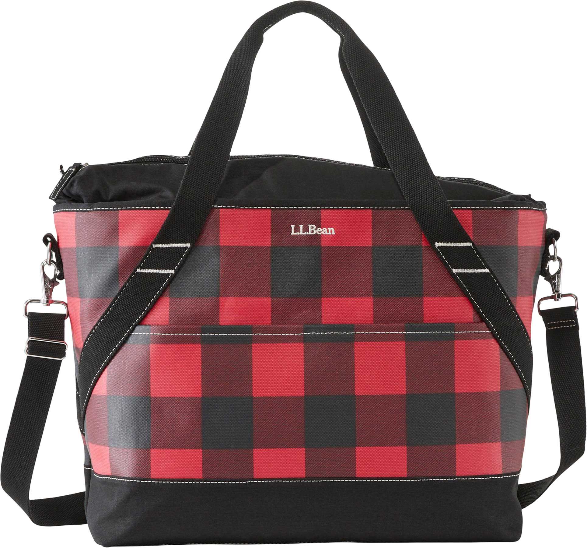 Product image for Insulated Plaid Tote Bag - Large