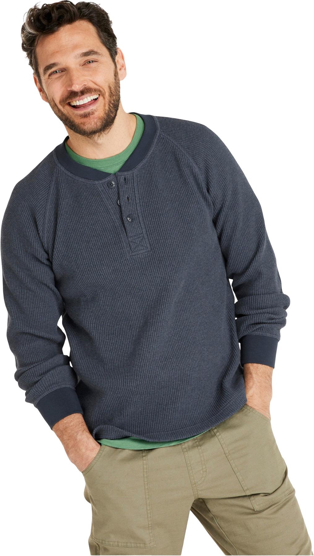 Product gallery image number 2 for product Signature Waffle Henley Shirt - Men's