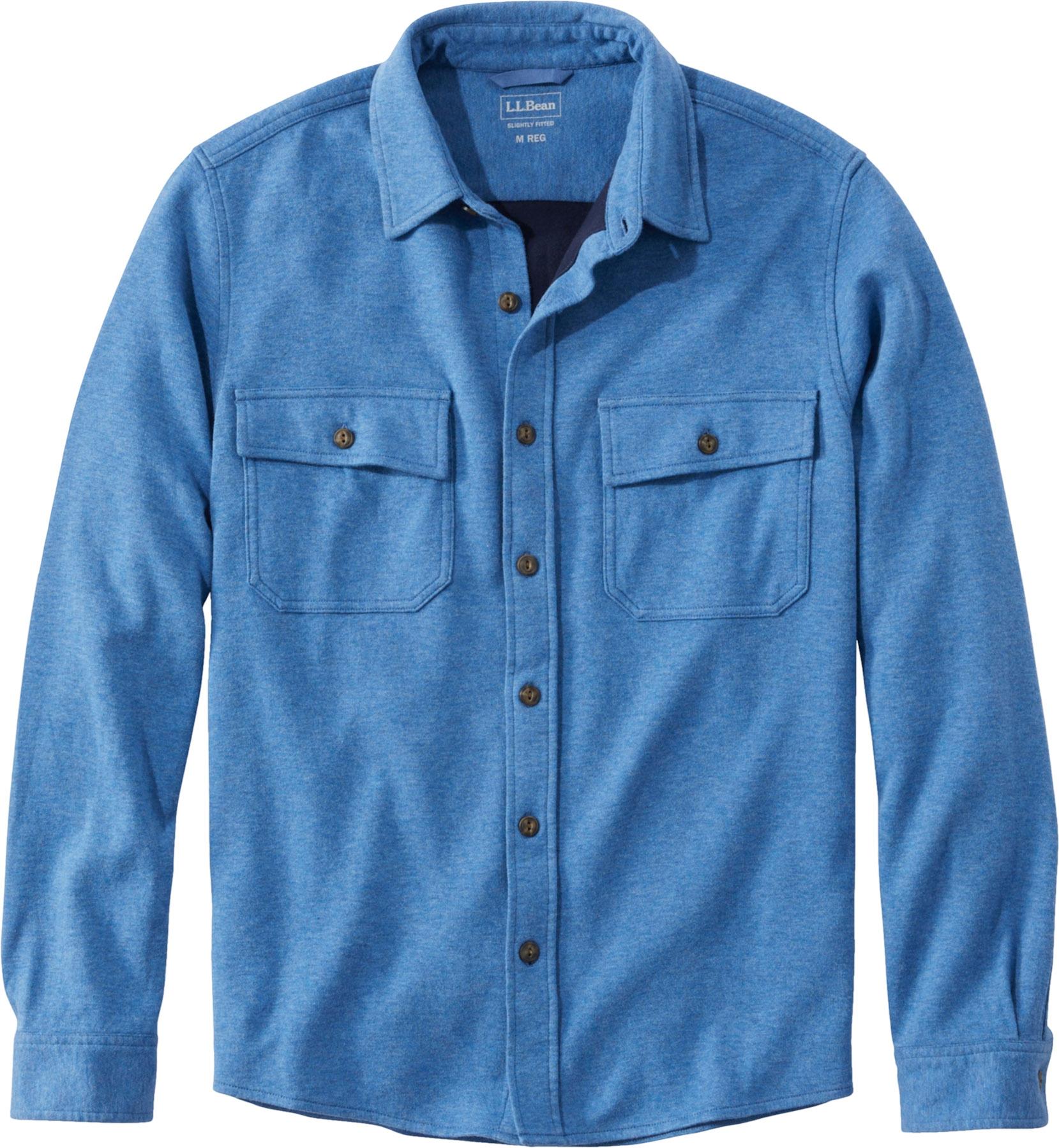 Product image for Washed Cotton Double-Knit Chamois Long-Sleeve Shirt - Men's