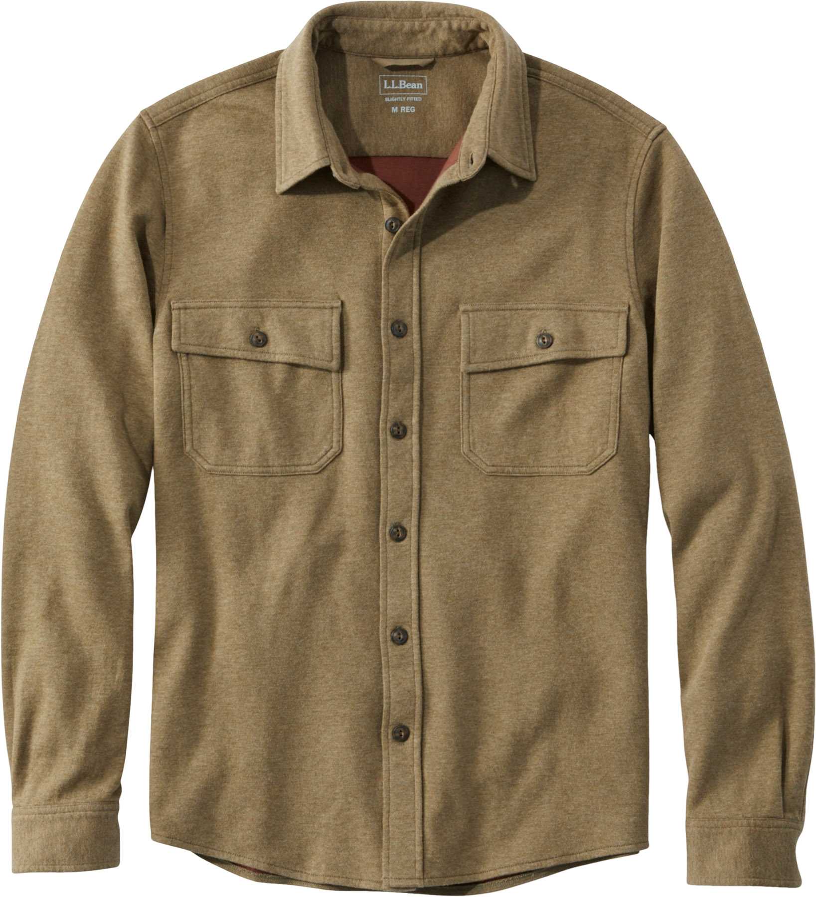 Product image for Washed Cotton Double-Knit Chamois Long-Sleeve Shirt - Men's