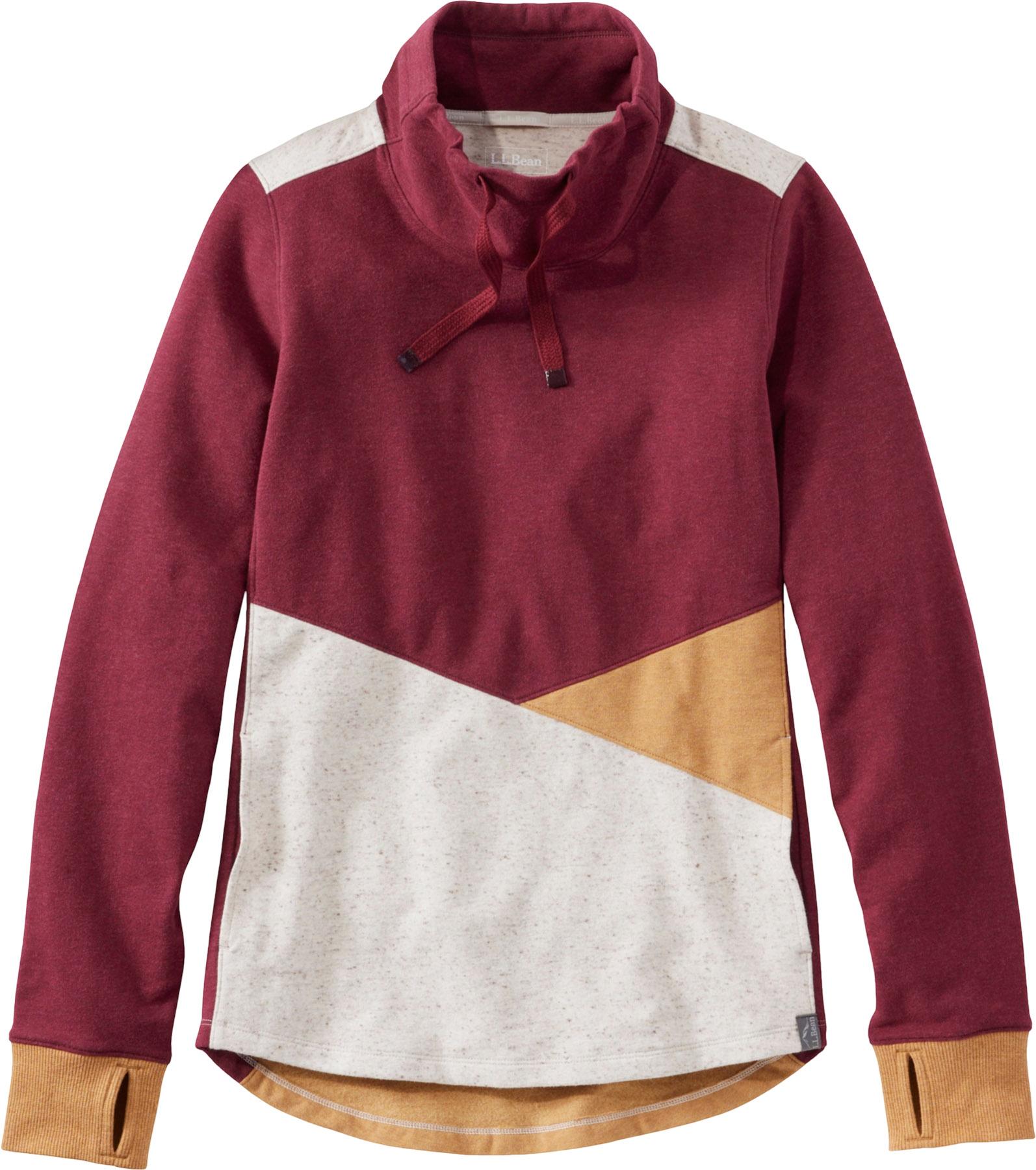 Image de produit pour Chandail en maille mixte à couleurs contrastantes Cozy L.L.Bean - Femme 