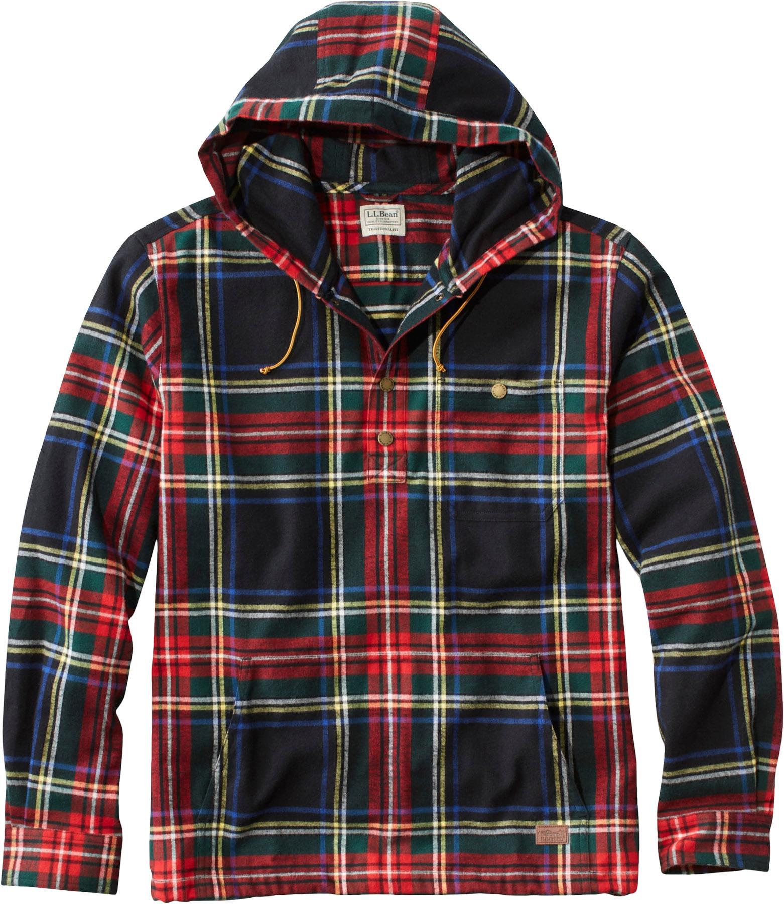 Product image for Anorak de style chemise en flanelle à carreaux écossais coupe traditionnelle - Homme