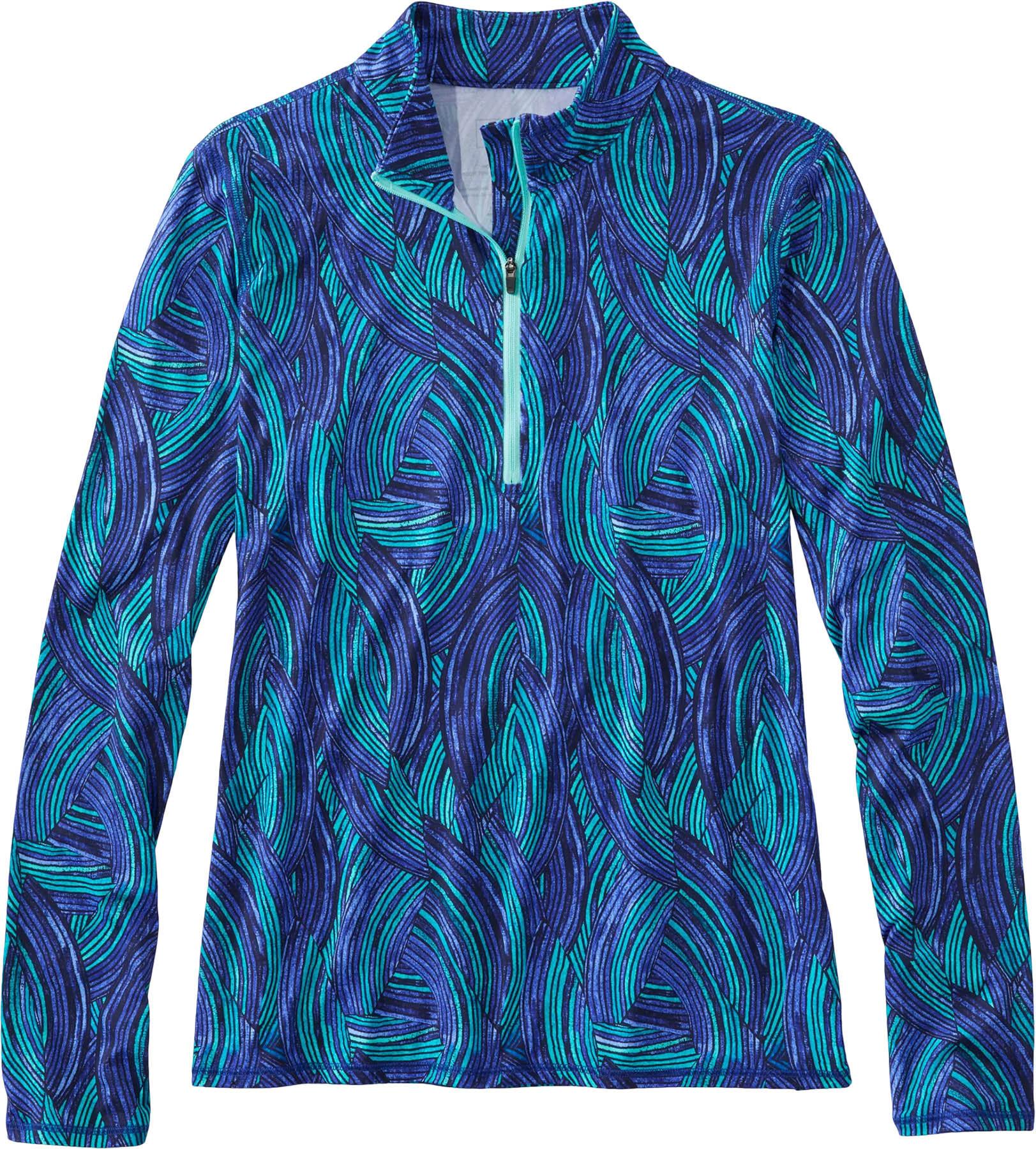 Product image for SunSmart UPF 50+ Quarter-Zip Printed Sun Shirt - Women's
