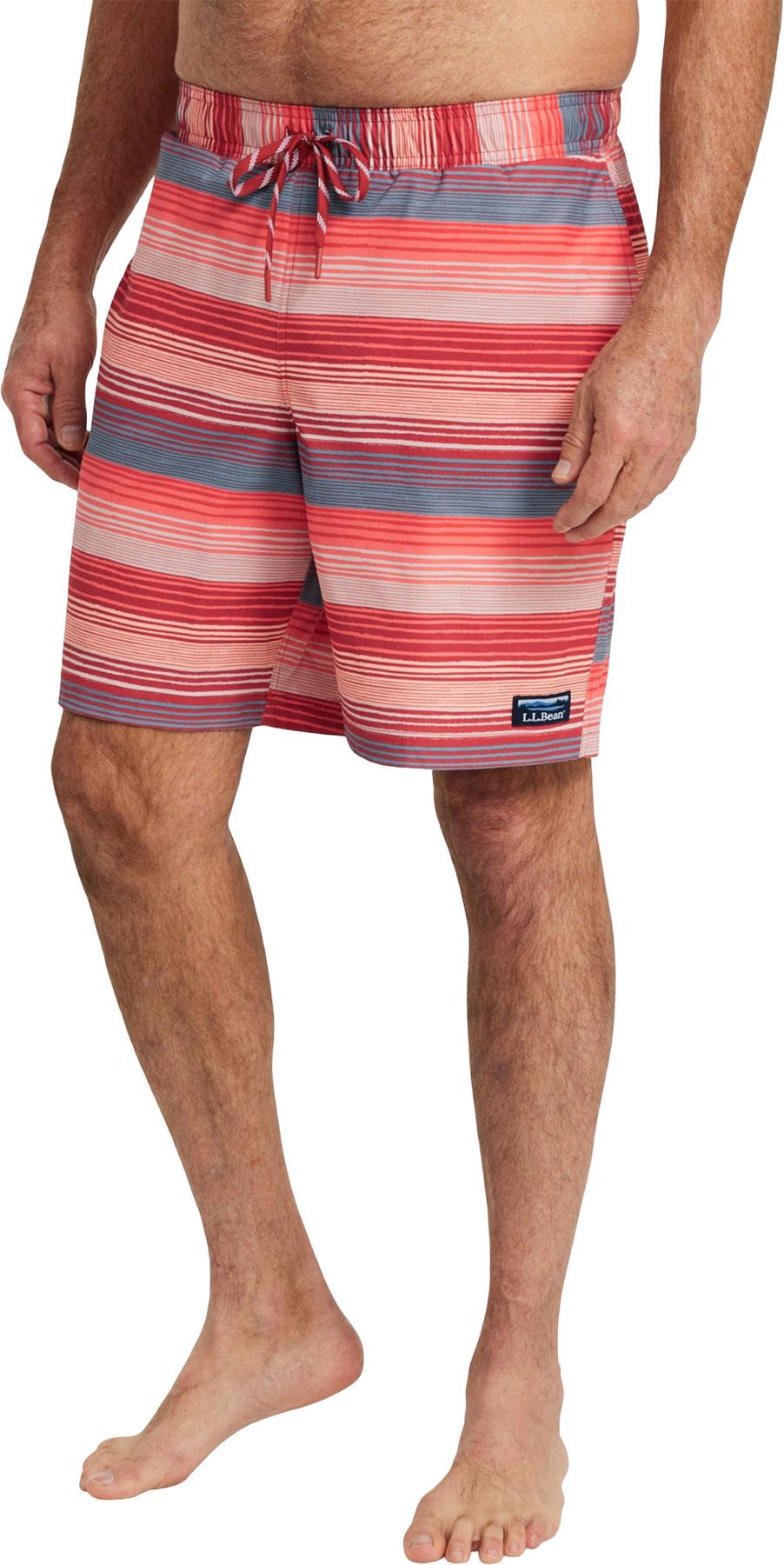 Product image for Vacationland Stretch Printed Swim Trunks 8" - Men's
