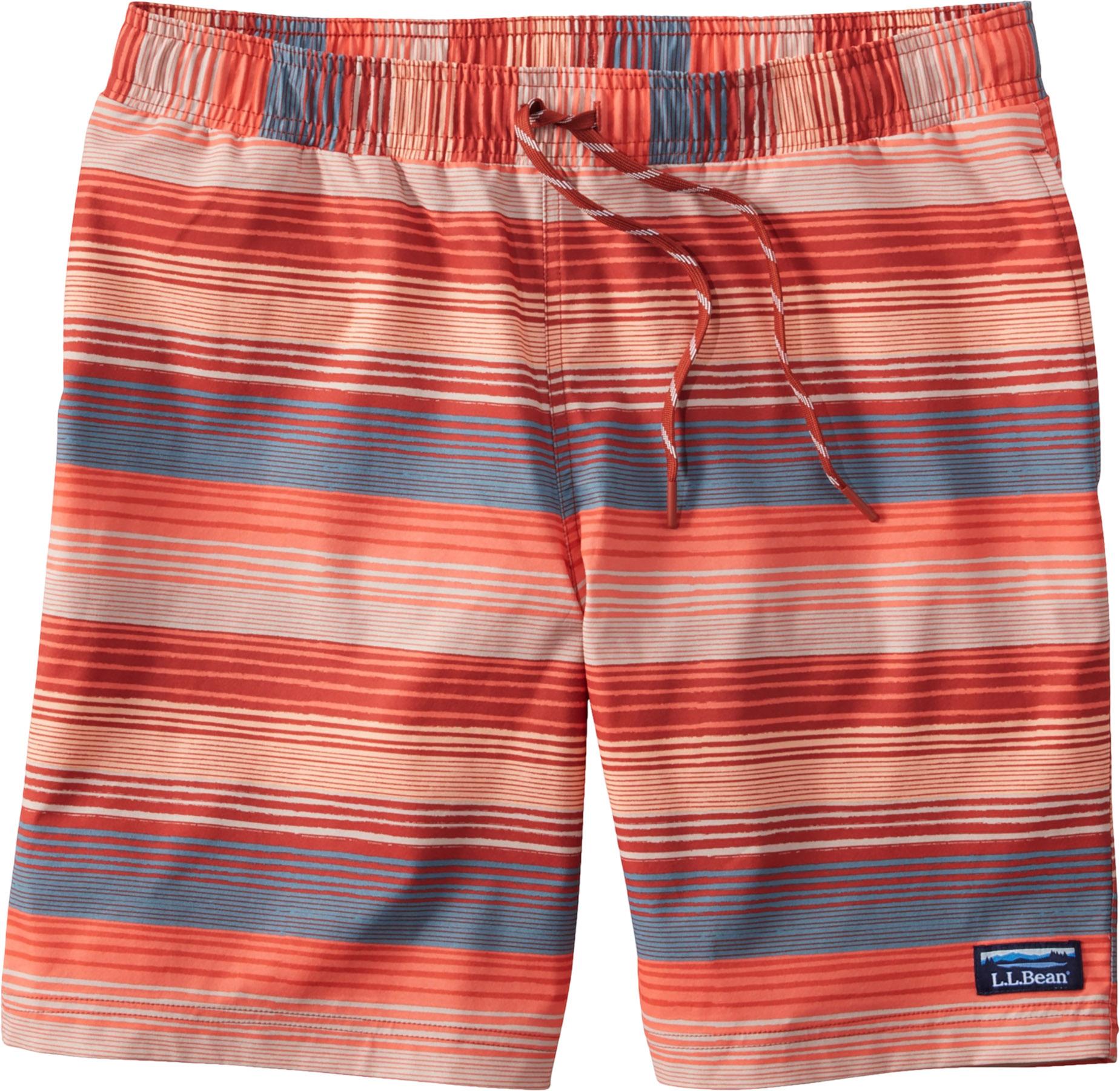 Product image for Vacationland Stretch Printed Swim Trunks 8" - Men's