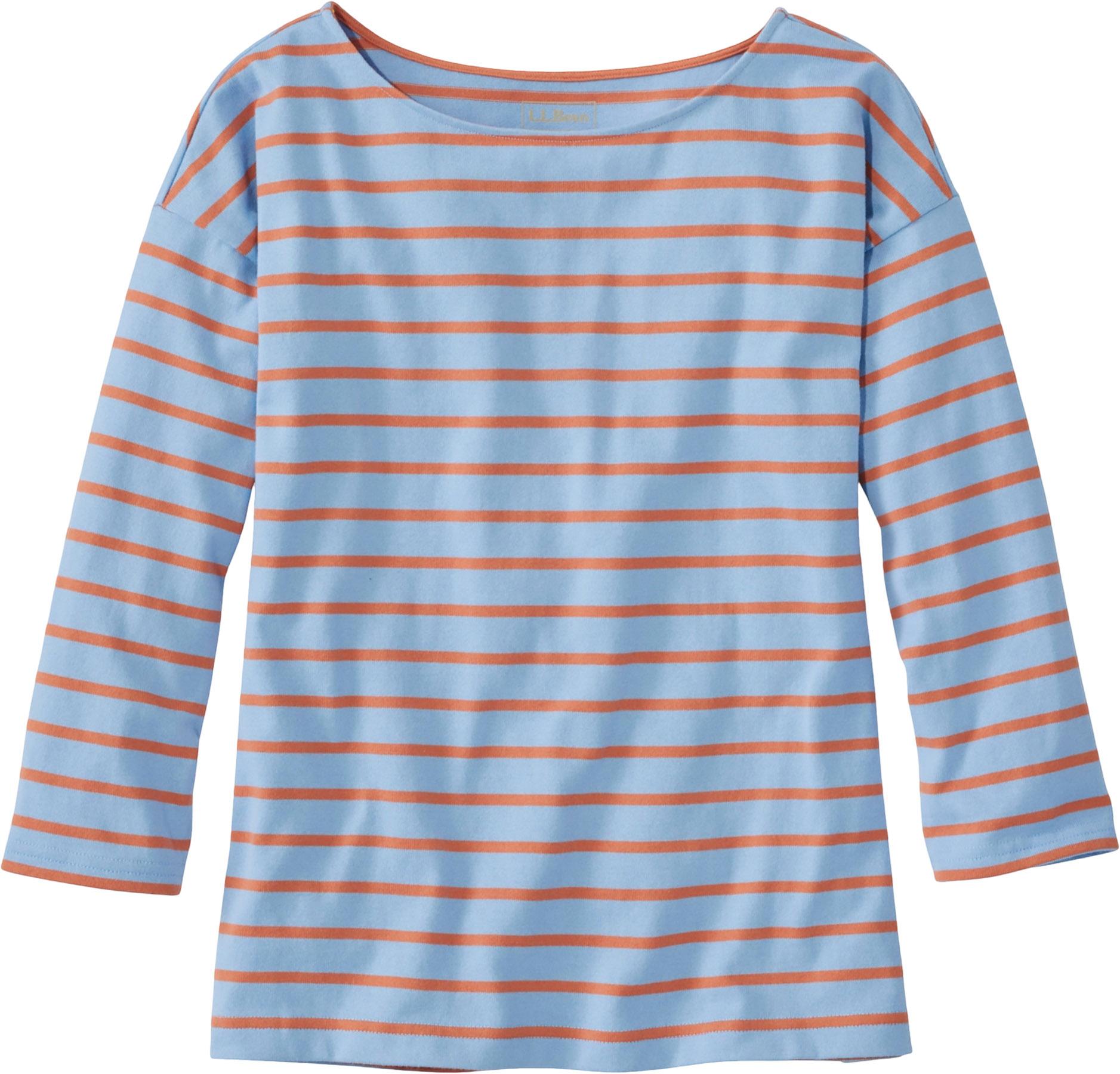 Product image for Heritage Mariner Boatneck Three-Quarter Sleeve Stripe Top - Women's