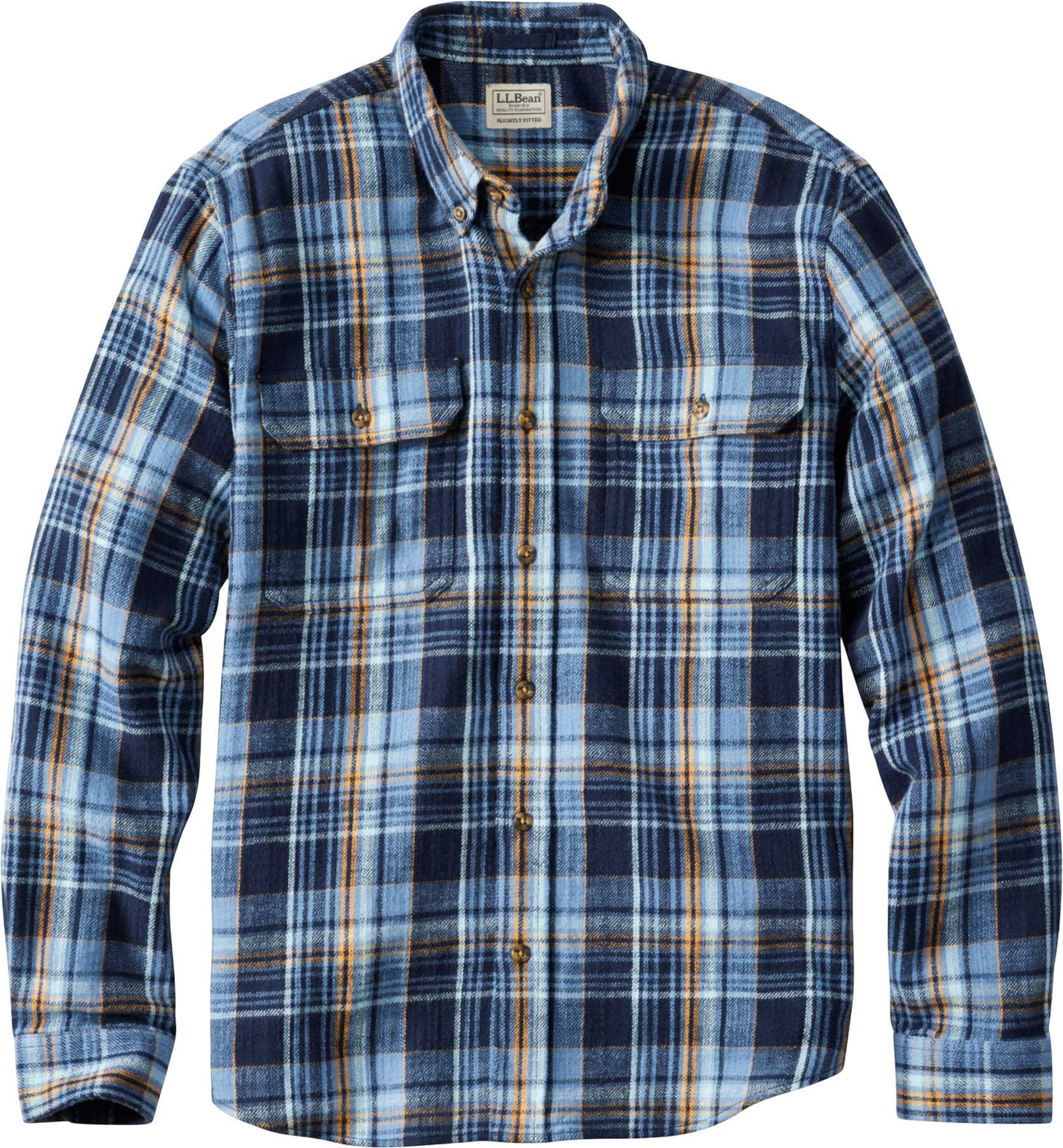 Product image for 1912 Field Slightly Fitted Untucked Fit Plaid Flannel Shirt - Men's
