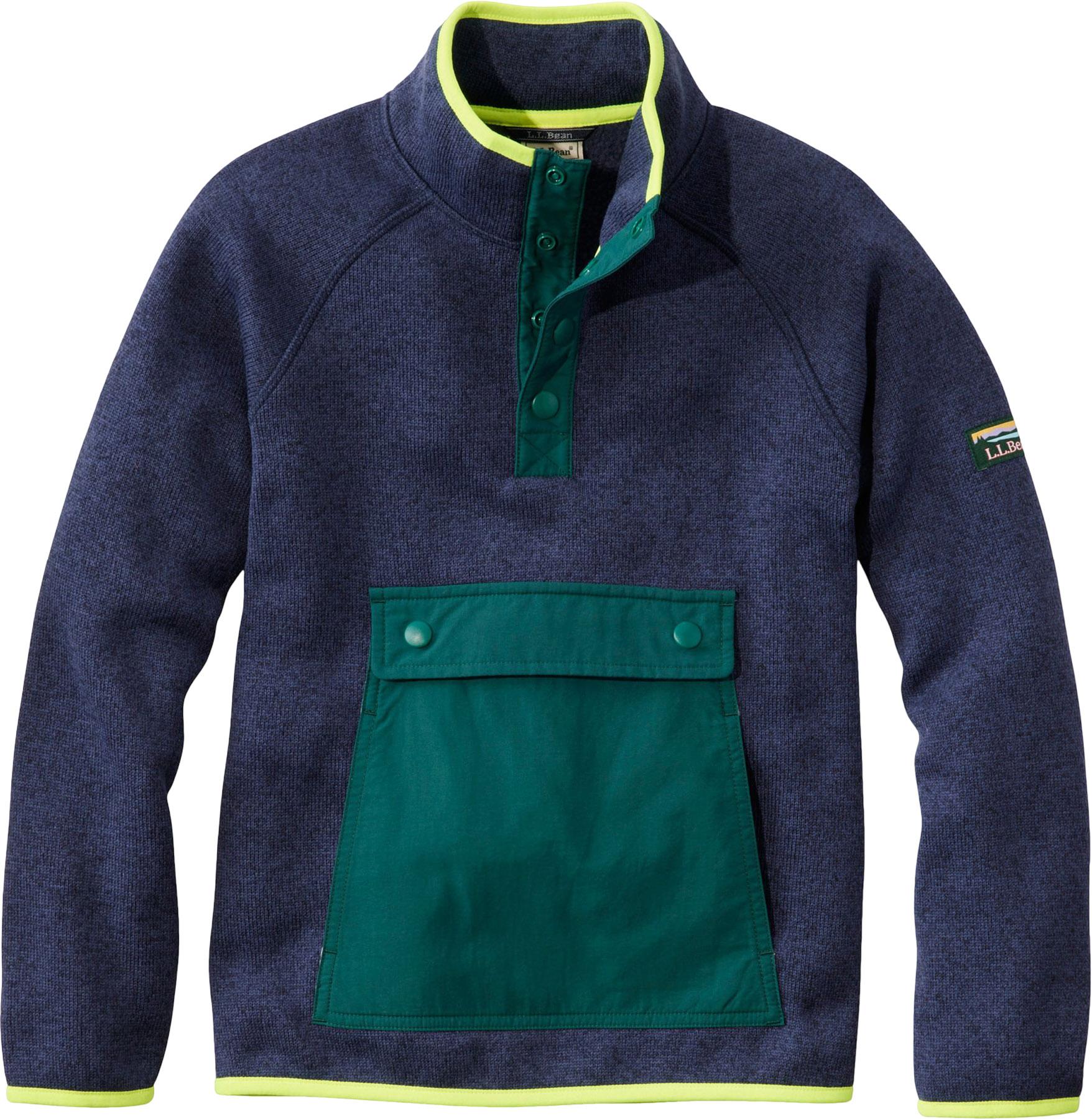 Product image for L.L.Bean Half-Snap Fleece Sweater - Kids