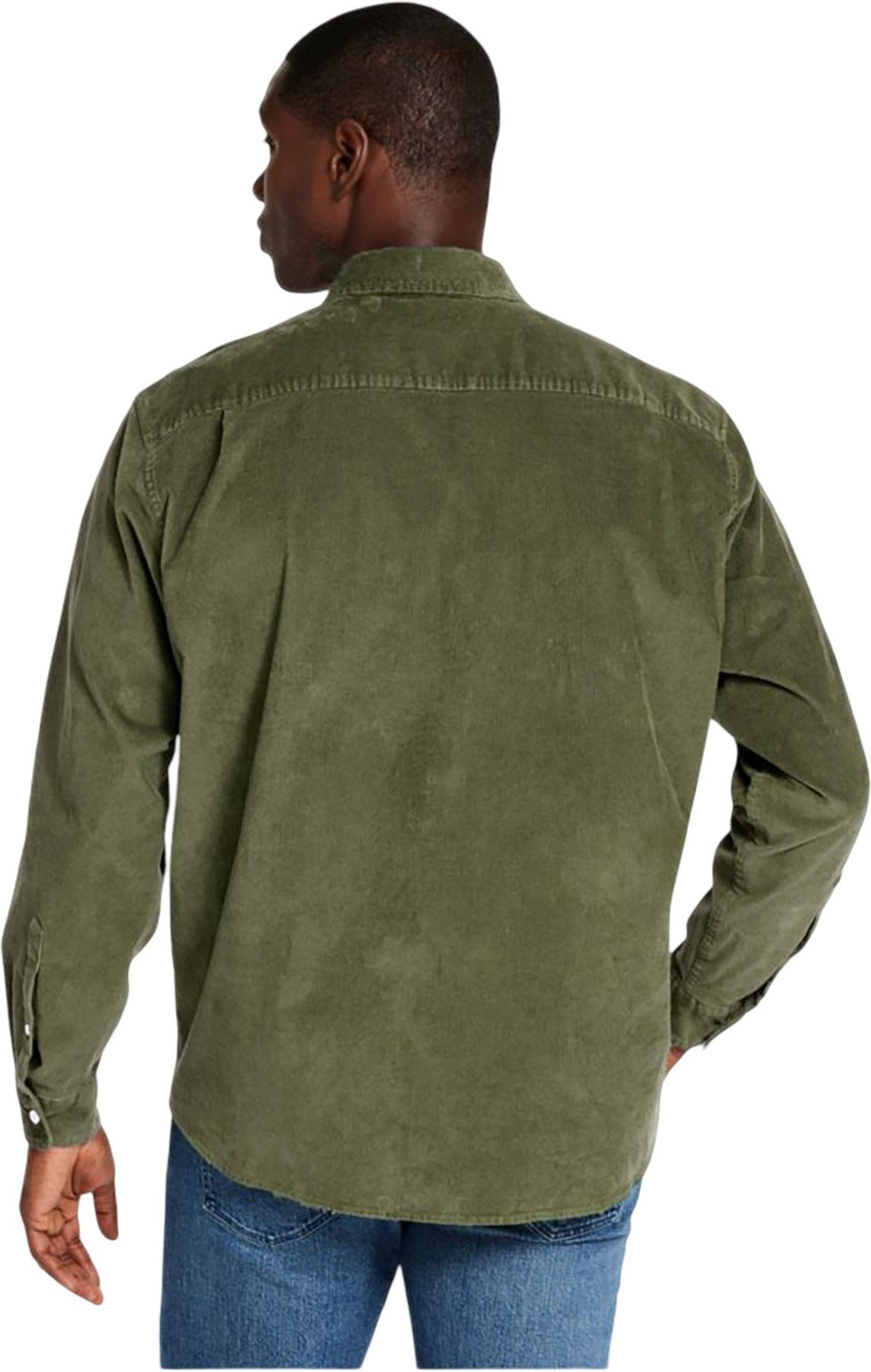 Numéro de l'image de la galerie de produits 2 pour le produit Chemise en velours côtelé extensible à manches longues Comfort Stretch - Homme