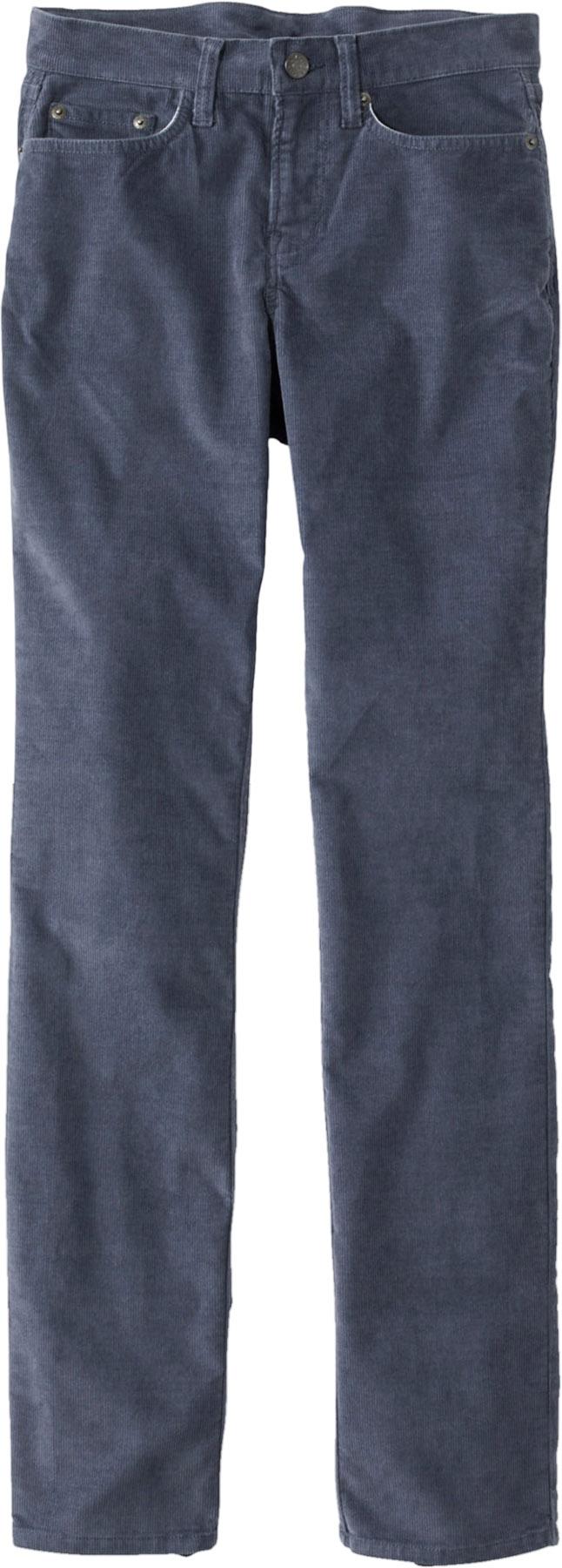 Image de produit pour Pantalon en velours c?telé à cinq poches taille mi-haute jambe droite BeanFlex - Femme