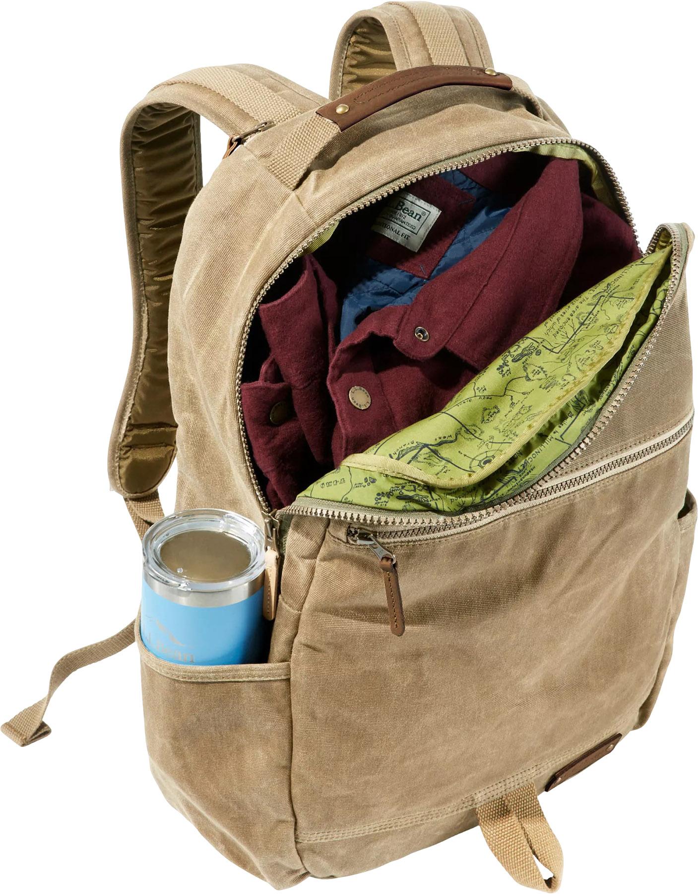 Product gallery image number 3 for product Waxed Canvas Travel Backpack