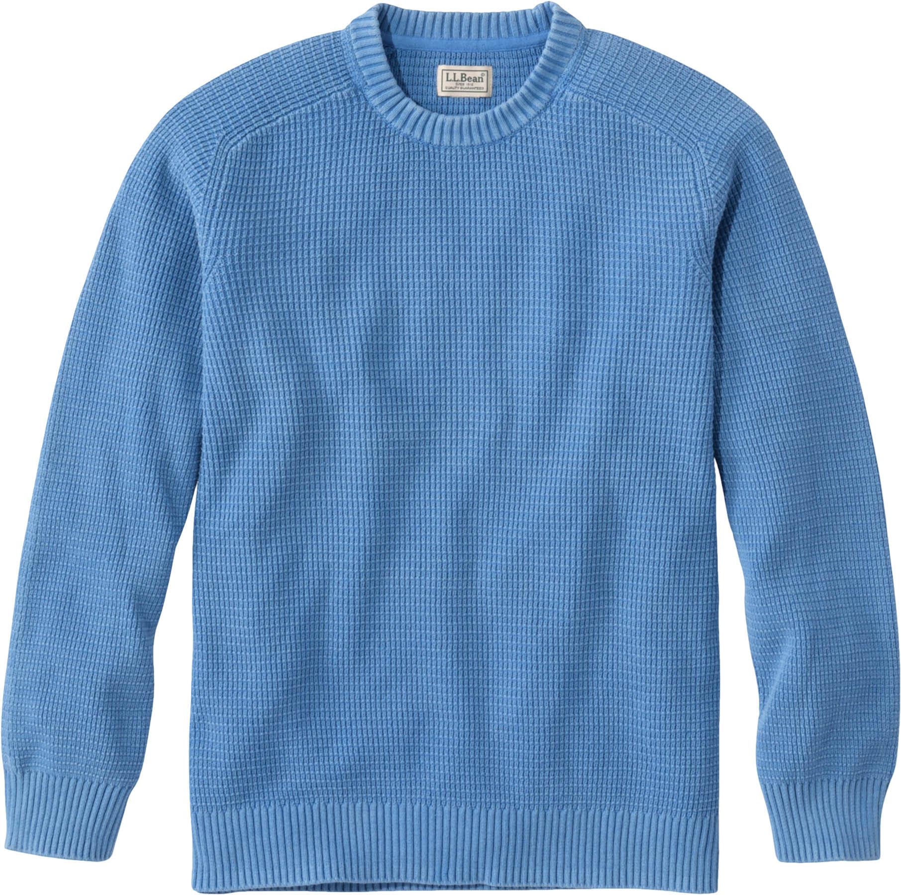 Image de produit pour Chandail à col rond en coton texturé Sunwashed - Homme
