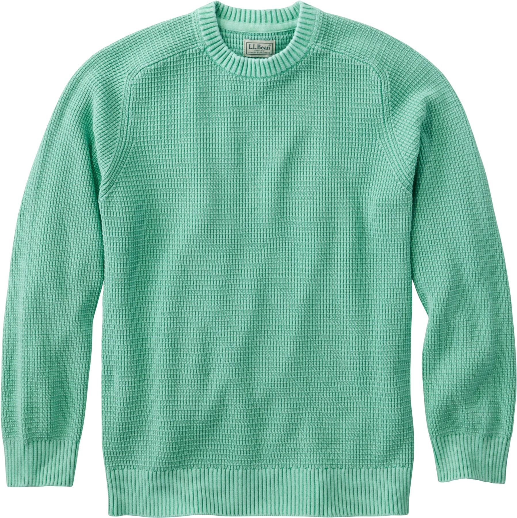 Product image for Sunwashed Textured Cotton Crewneck Sweater - Men's