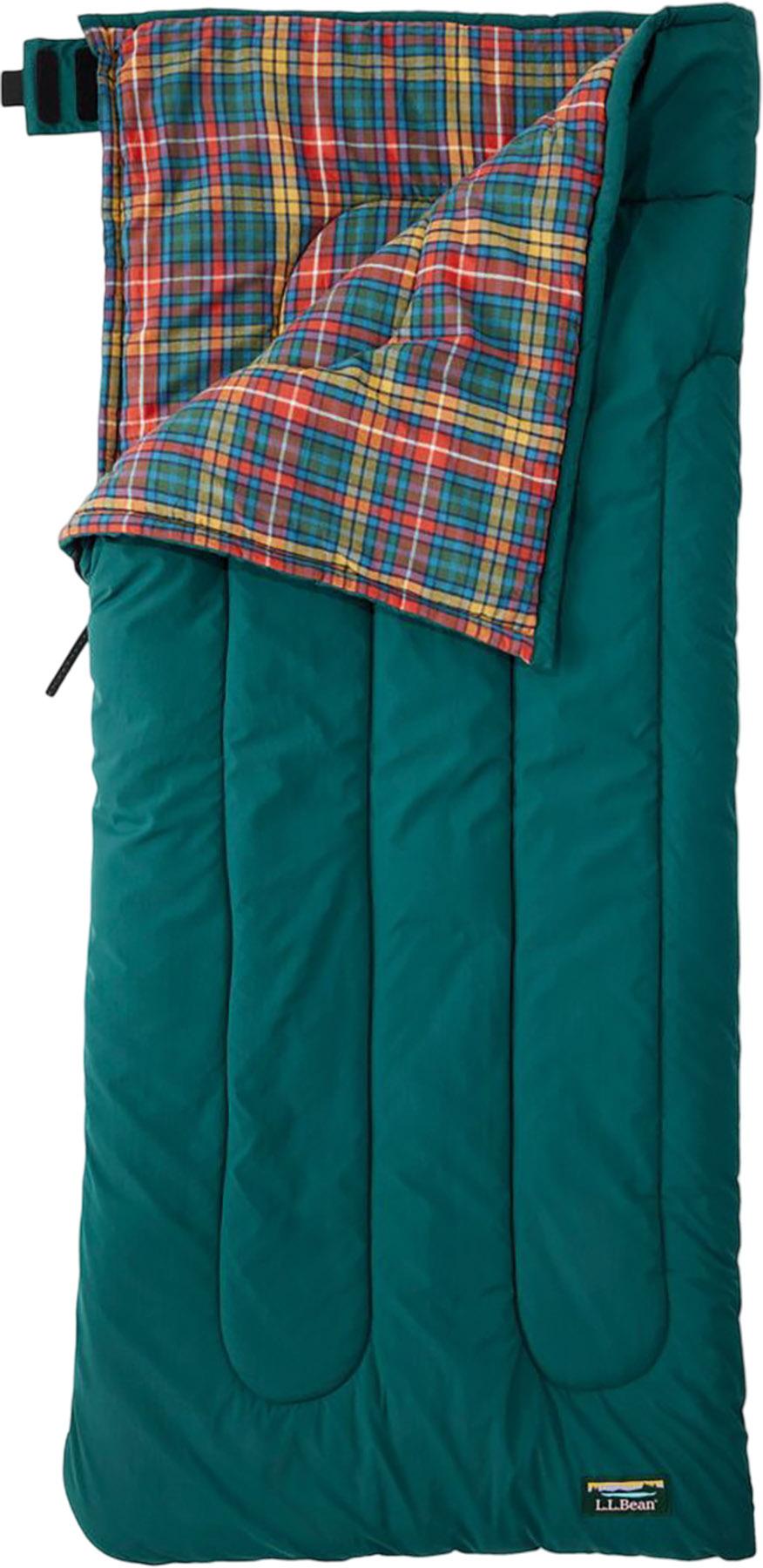 Product gallery image number 1 for product L.L.Bean Flannel Lined Camp Sleeping Bag 40° - Kids