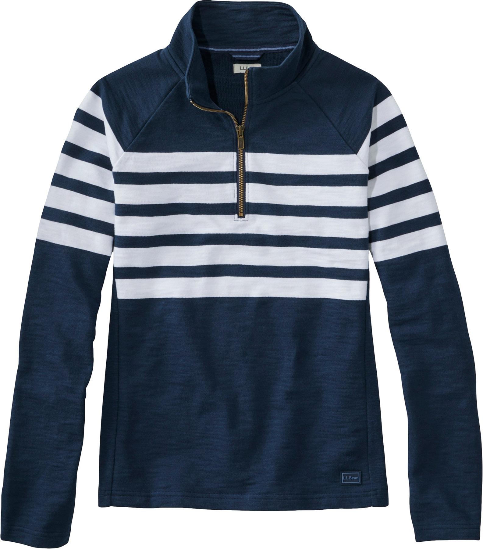 Product image for Chandail à glissière 1/4 à rayures Peaks Island - Femme 