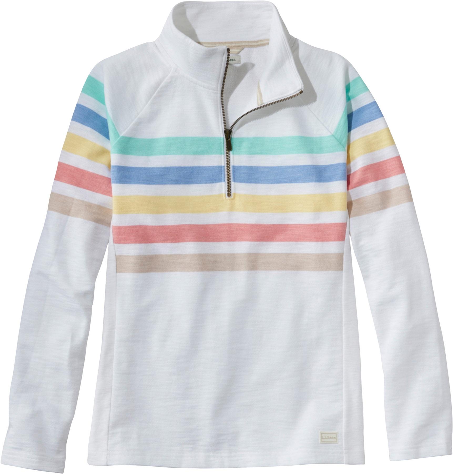 Product image for Peaks Island Quarter-Zip Stripe Pullover - Women's