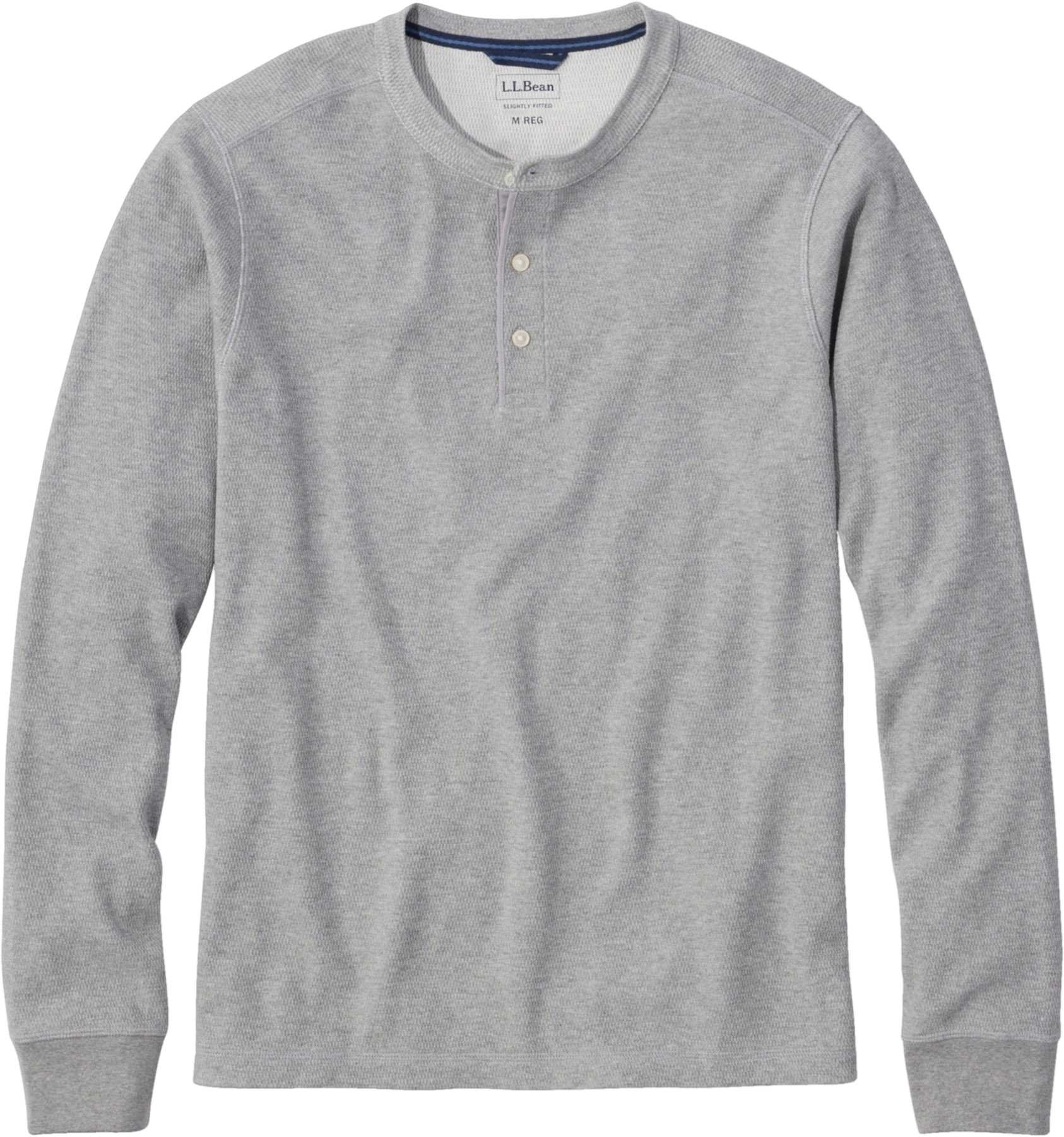 Product image for Bean's Vintage Waffle Knit Henley Shirt - Men's