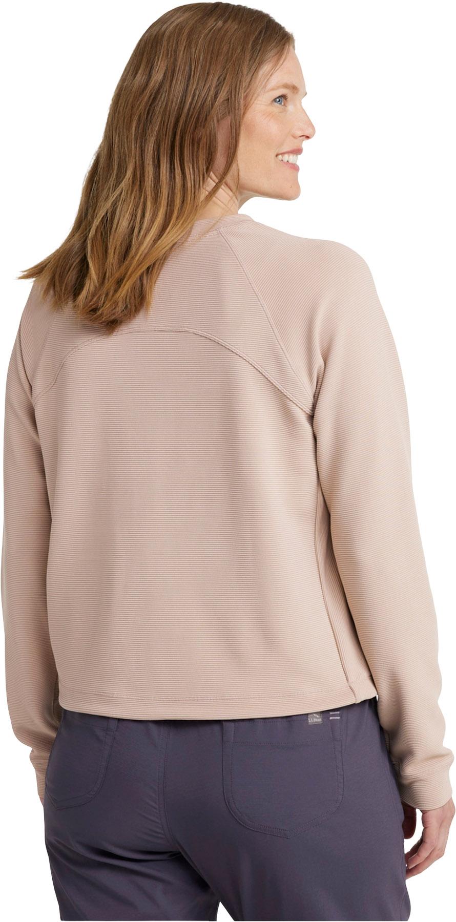 Product gallery image number 4 for product VentureStretch Ottoman-Rib Cropped Pullover - Women's