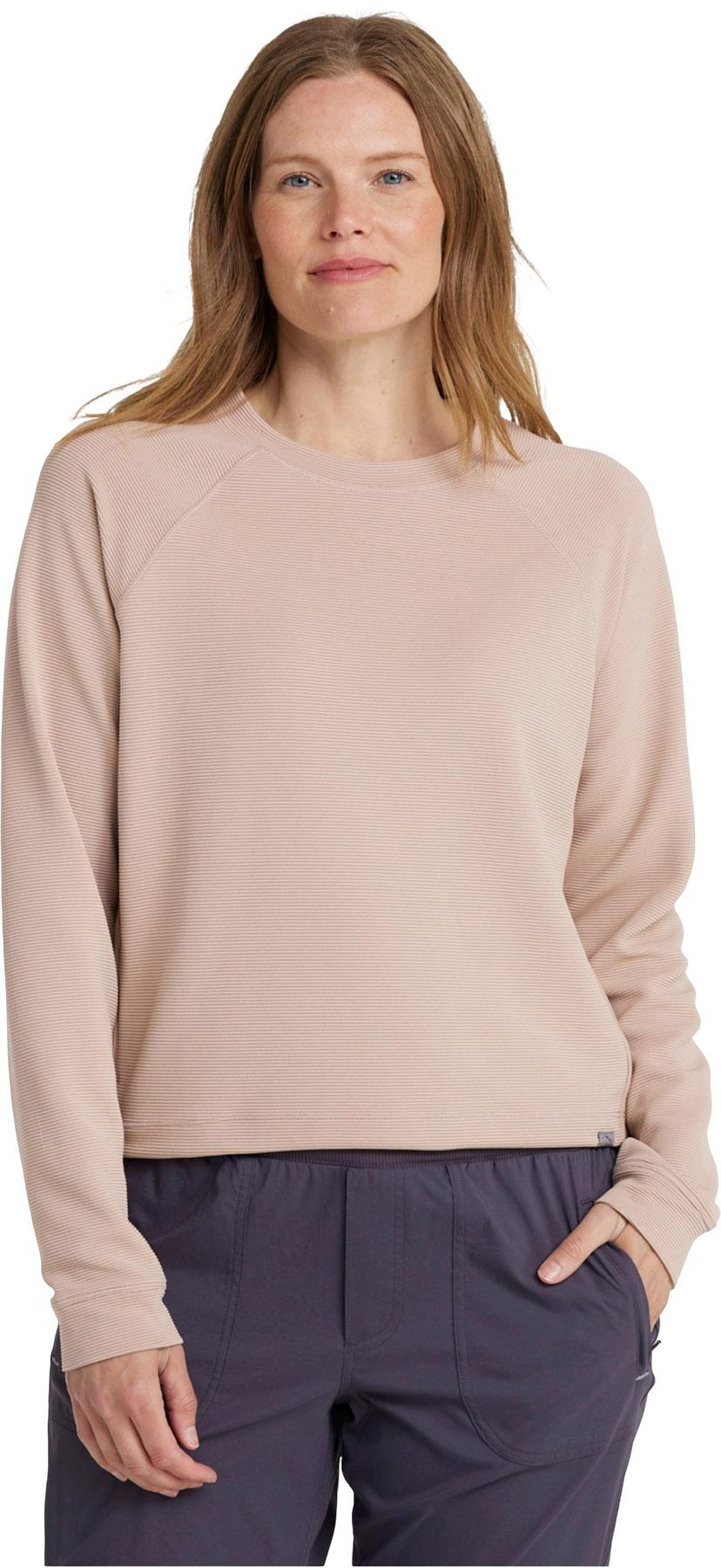 Product gallery image number 2 for product VentureStretch Ottoman-Rib Cropped Pullover - Women's