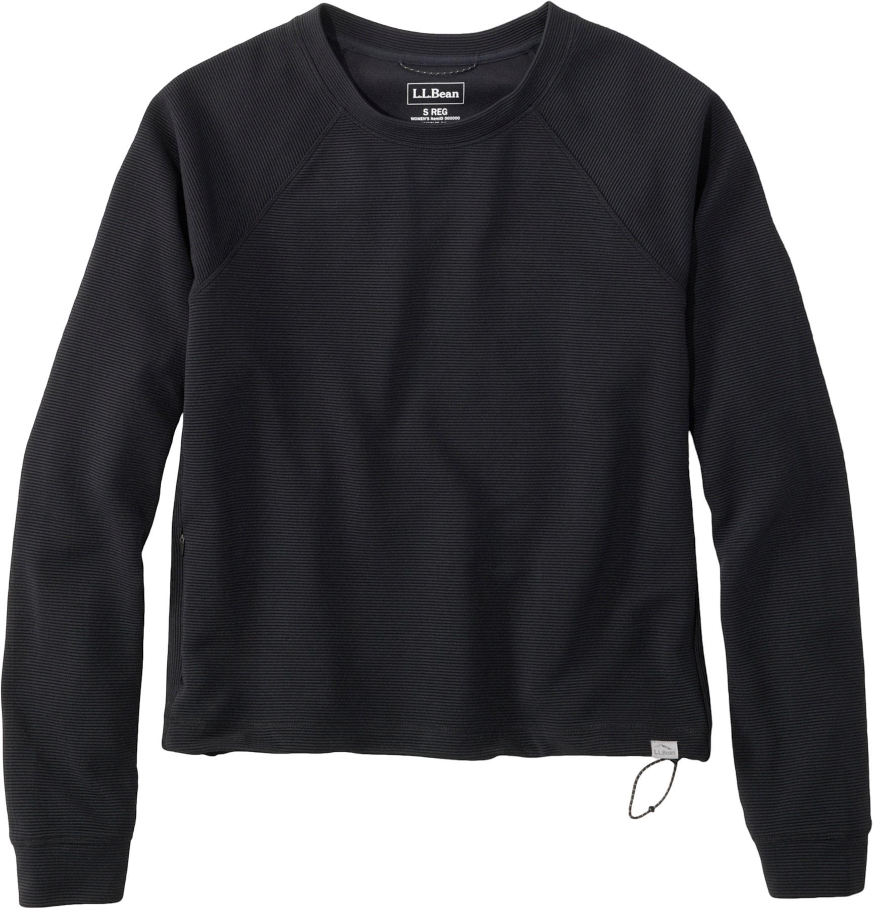 Product gallery image number 1 for product VentureStretch Ottoman-Rib Cropped Pullover - Women's