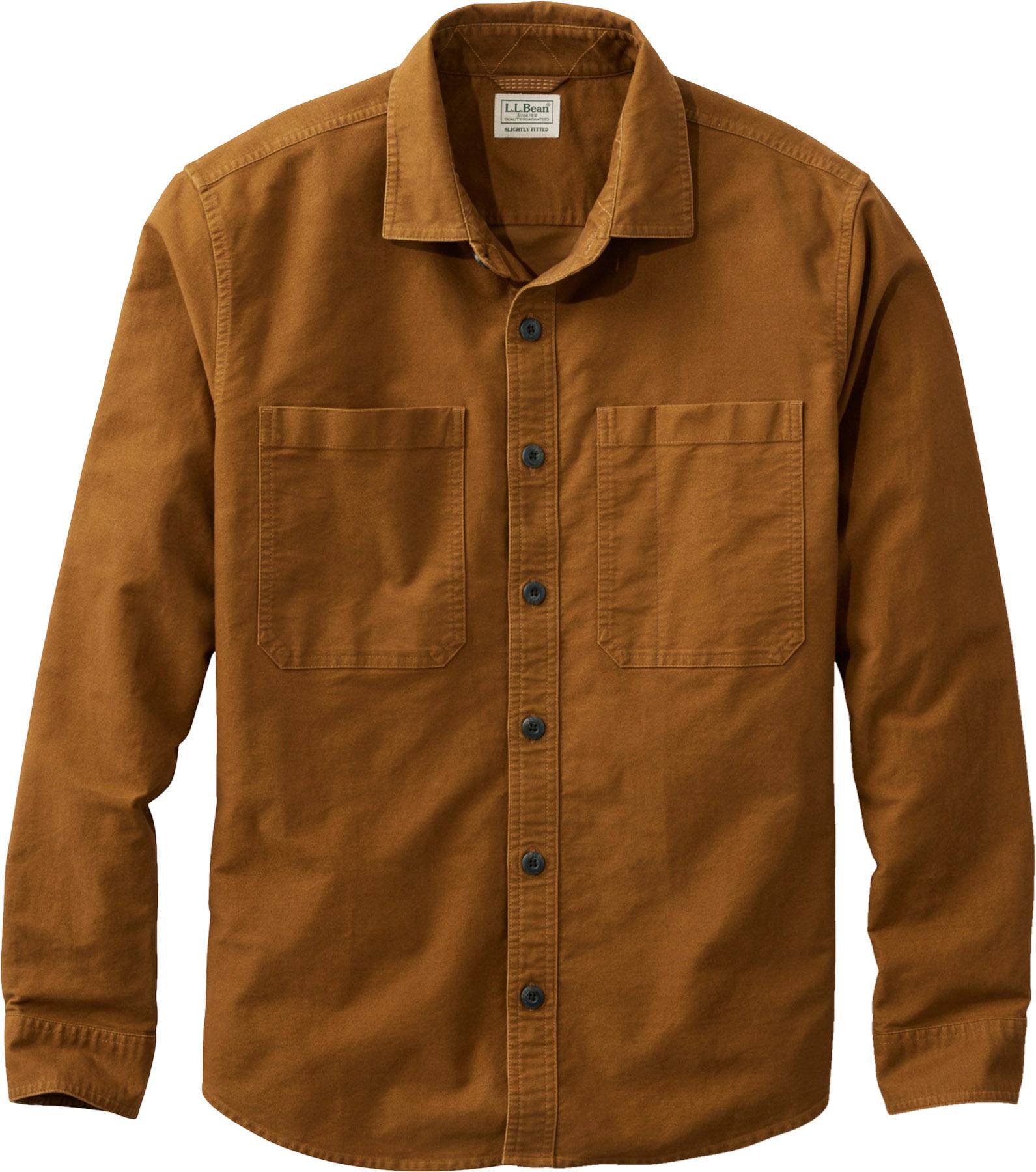 Product gallery image number 1 for product Bean's Moleskin Slightly Fitted Untucked Fit Shirt - Men's