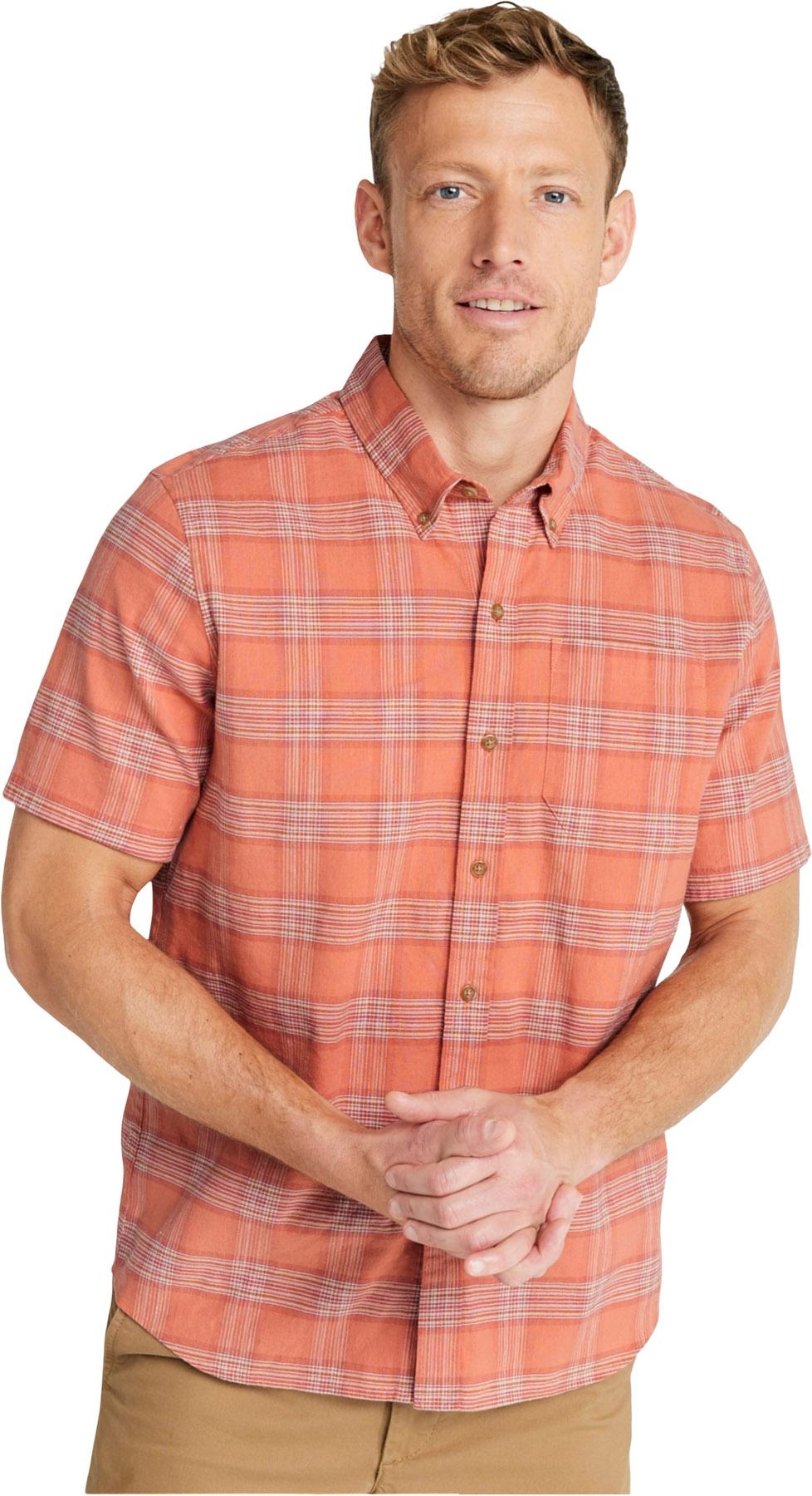 Product gallery image number 2 for product Chemise en chanvre à manches courtes légèrement ajustée coupe non rentrée Stonecoast - Homme